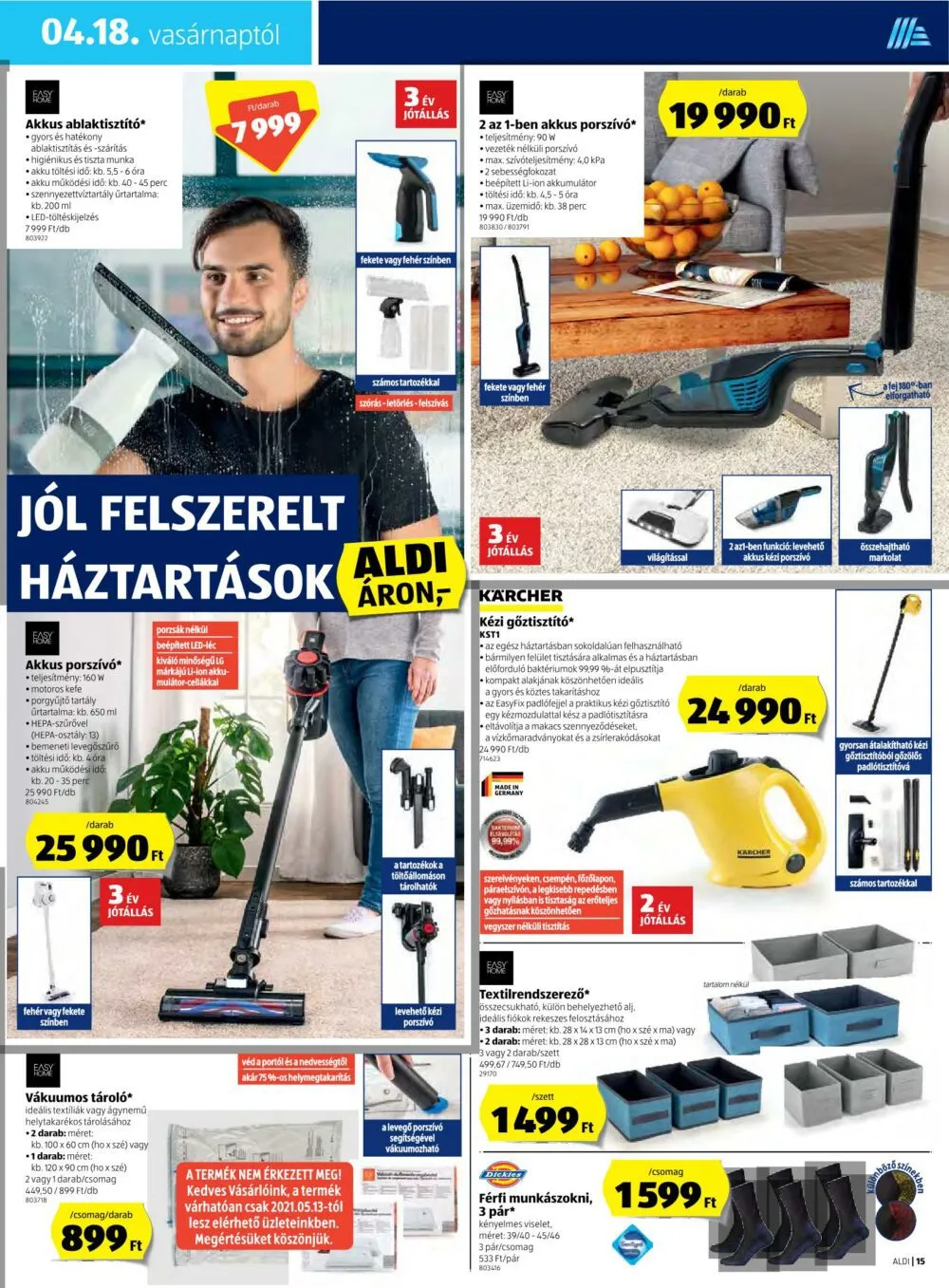 Aldi akciós újság 04.15–04.21 – 15. oldal