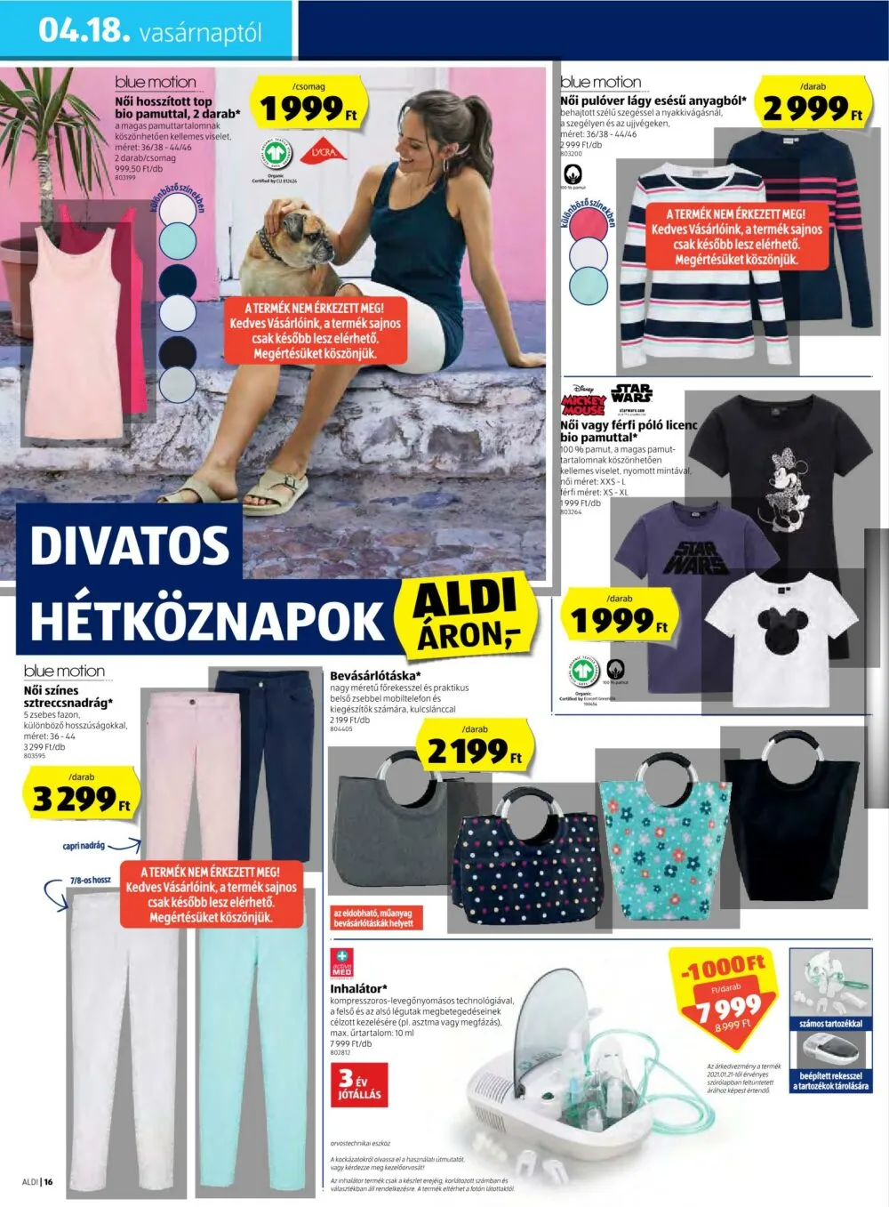 Aldi akciós újság 04.15–04.21 – 16. oldal