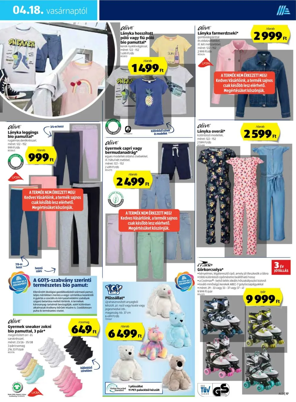 Aldi akciós újság 04.15–04.21 – 17. oldal