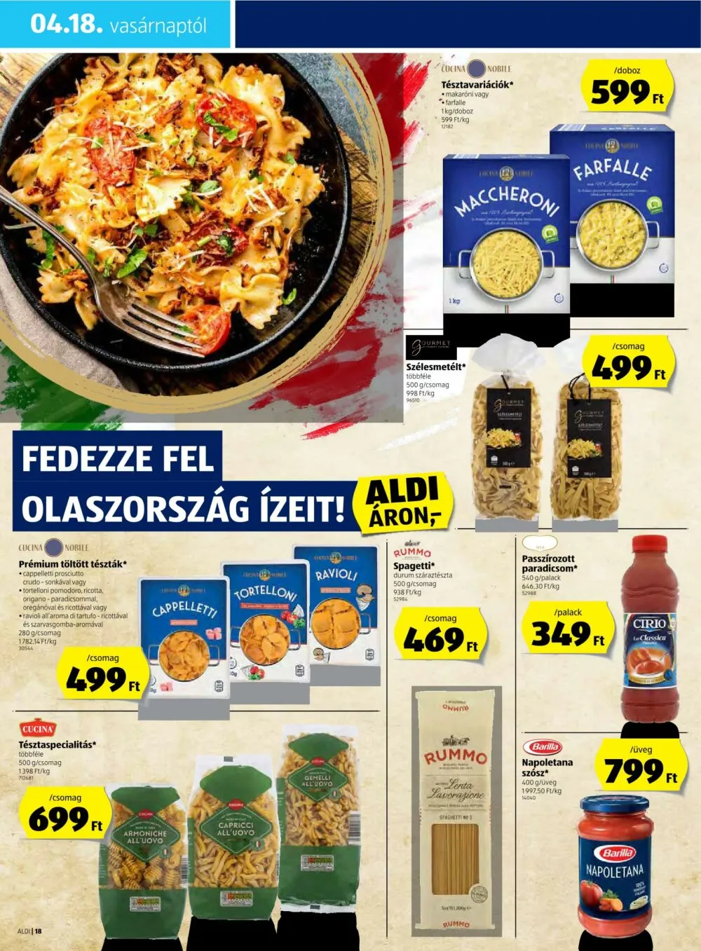 Aldi akciós újság 04.15–04.21 – 18. oldal