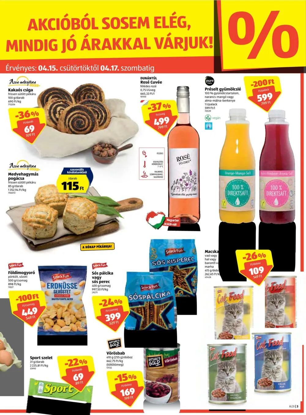 Aldi akciós újság 04.15–04.21 – 3. oldal