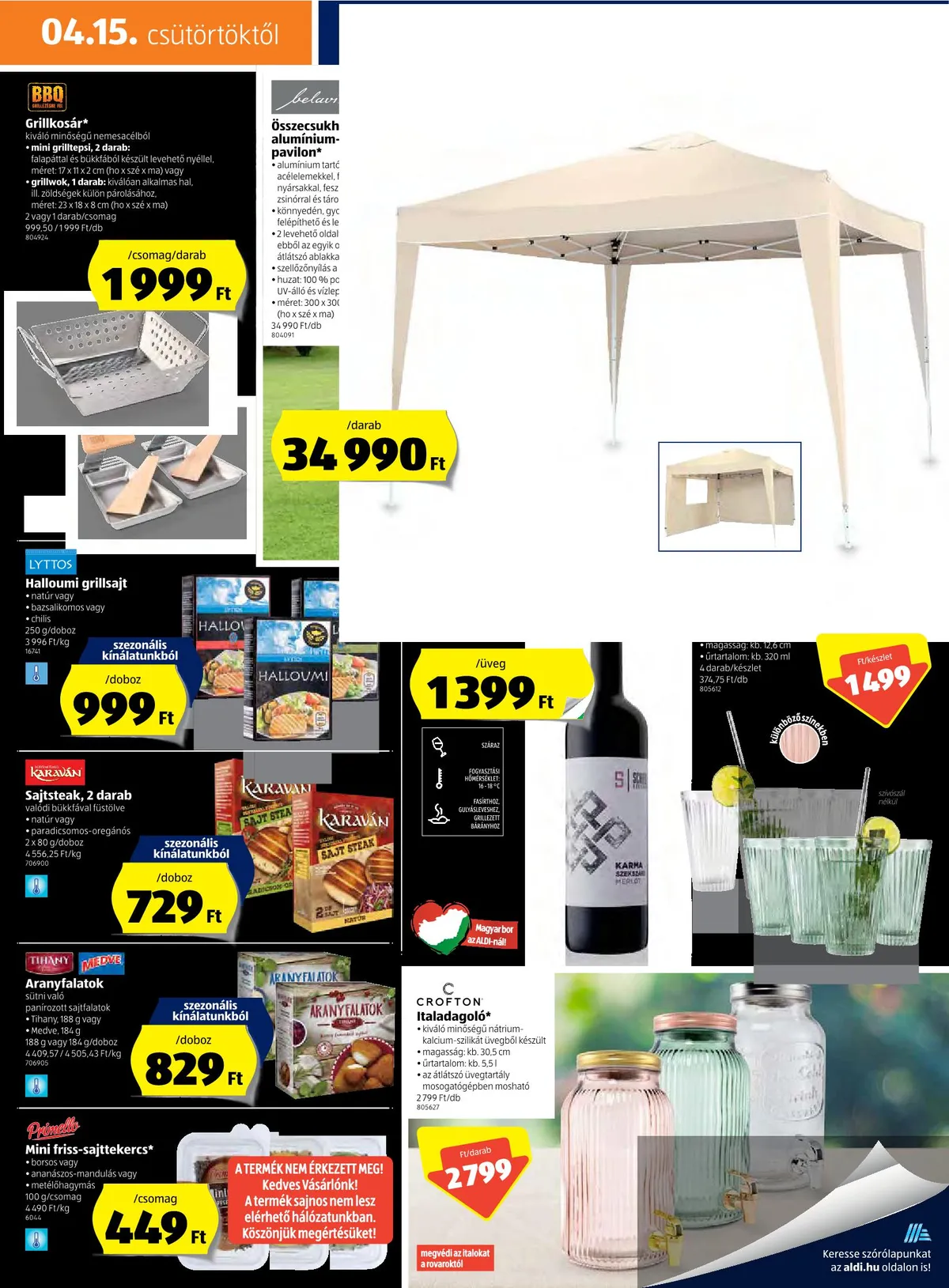 Aldi akciós újság 04.15–04.21 – 7. oldal