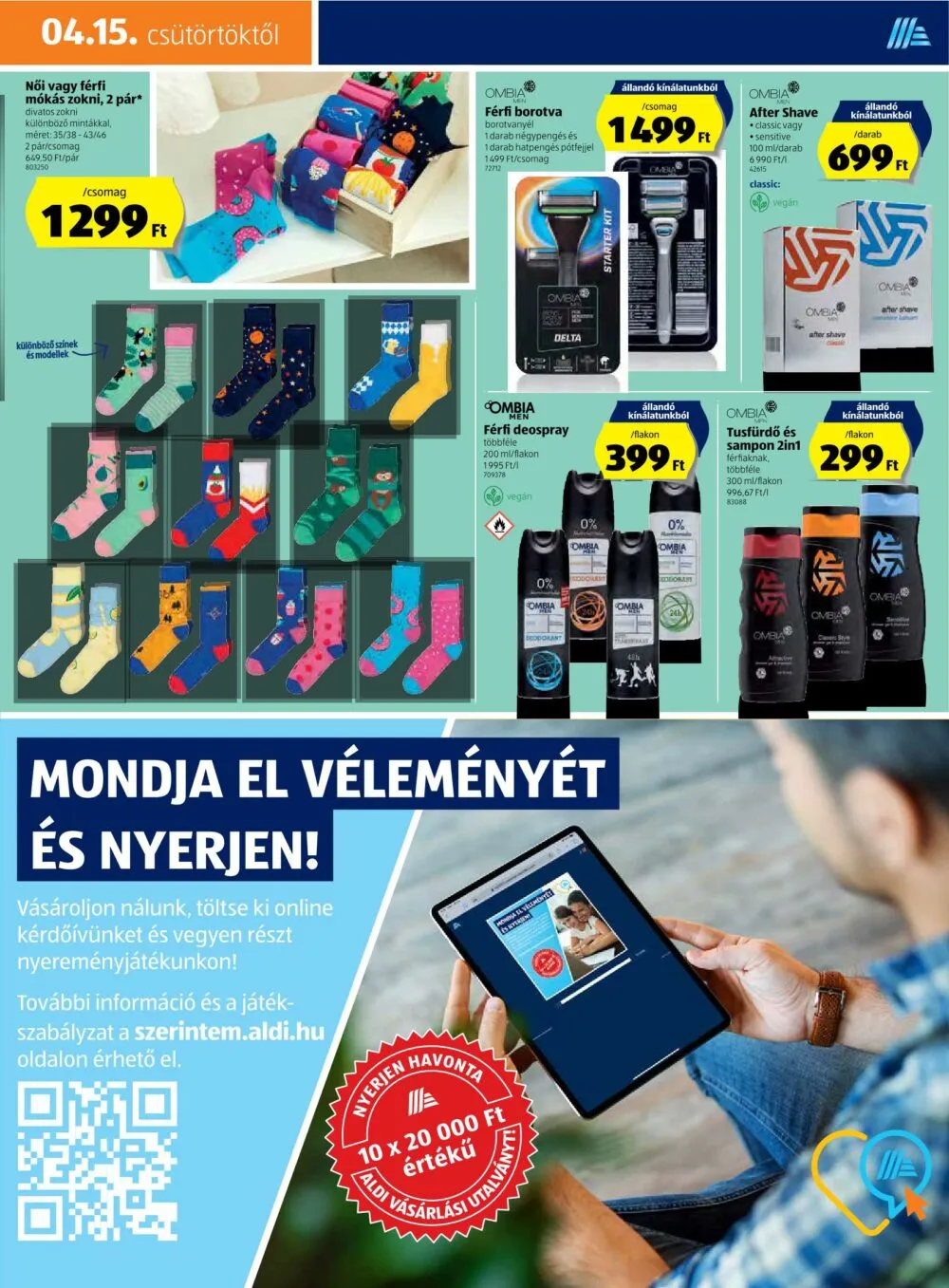 Aldi akciós újság 04.15–04.21 – 9. oldal