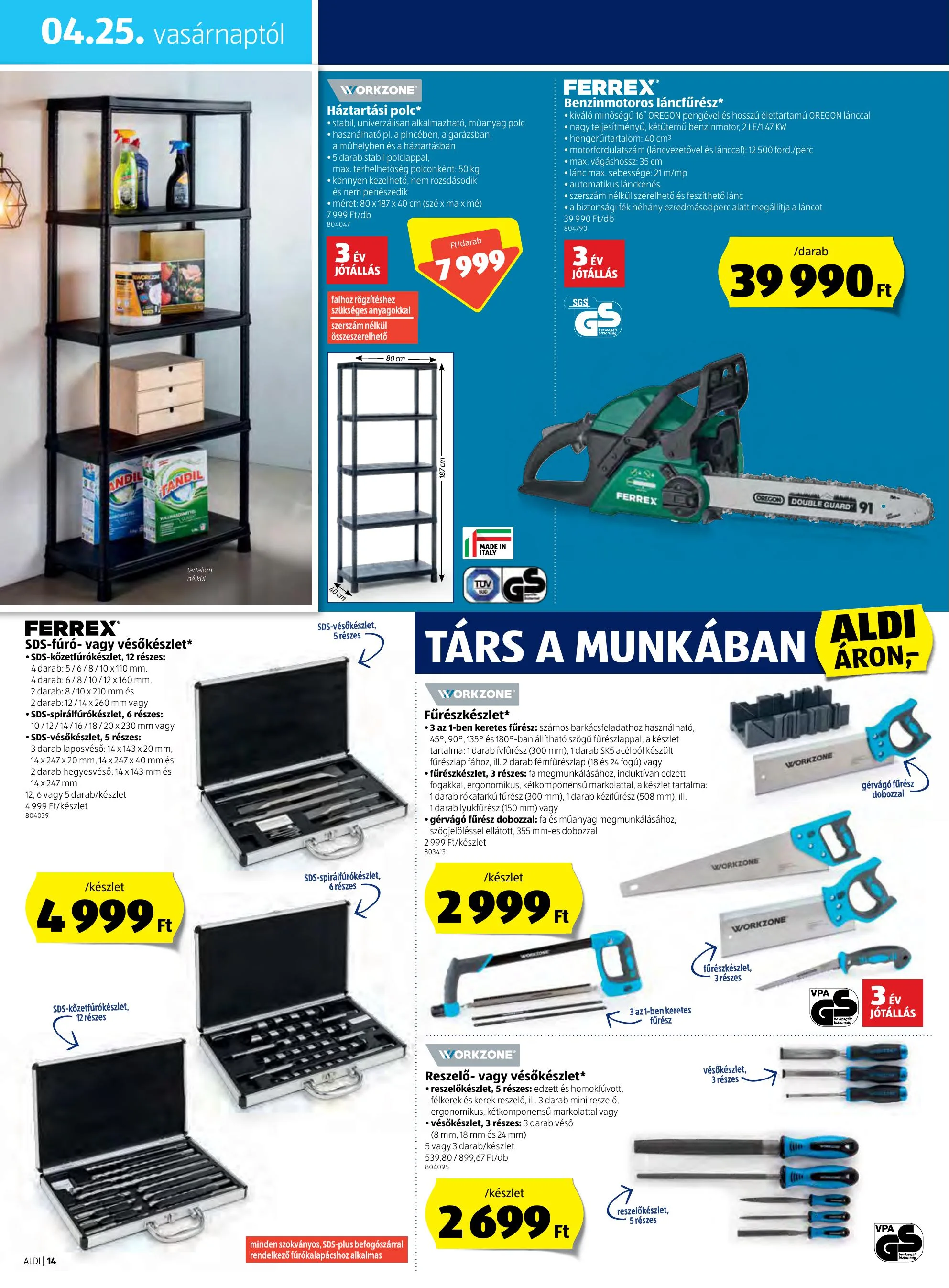 Aldi akciós újság 04.22–04.28 – 14. oldal