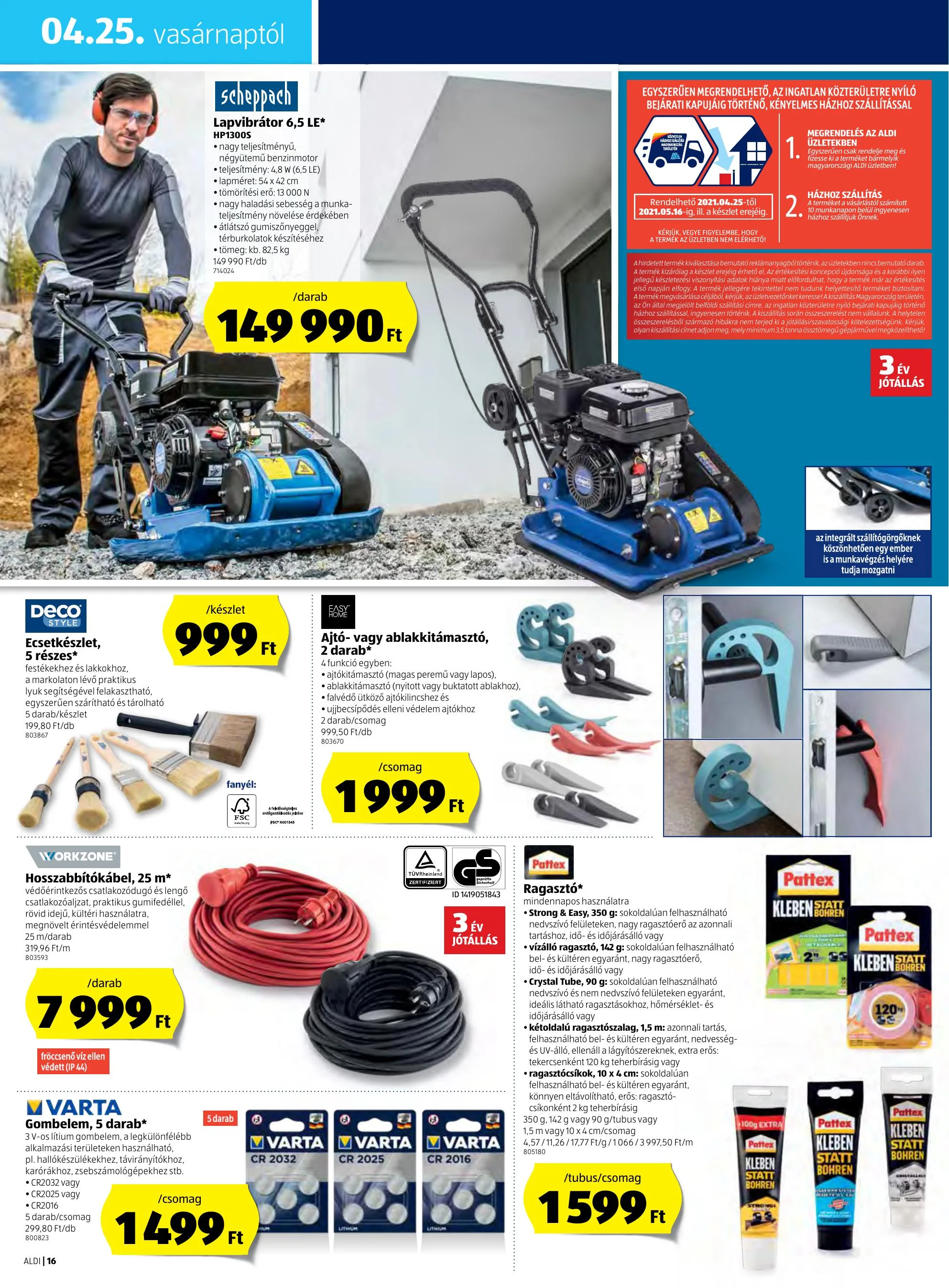 Aldi akciós újság 04.22–04.28 – 16. oldal