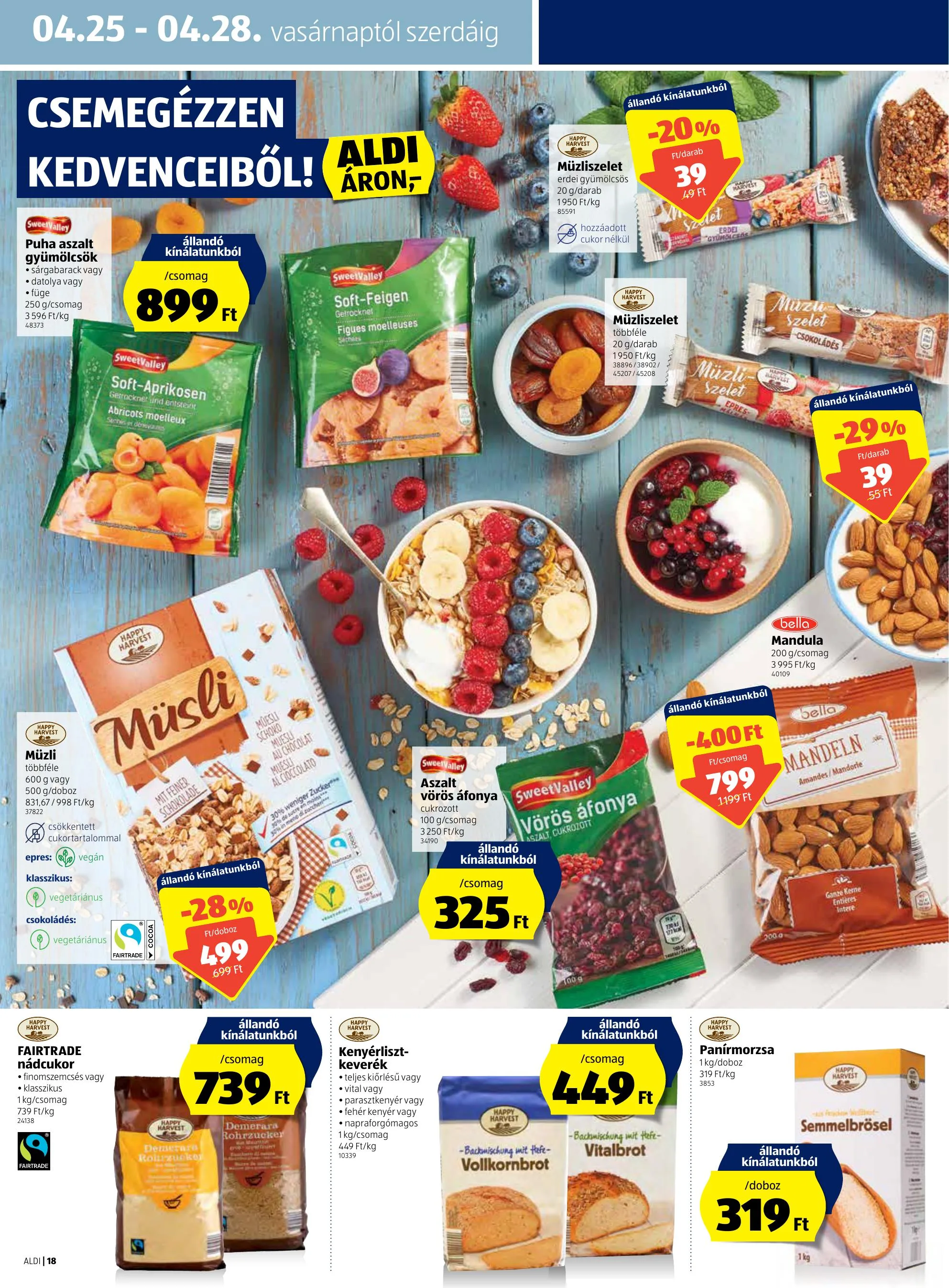 Aldi akciós újság 04.22–04.28 – 18. oldal