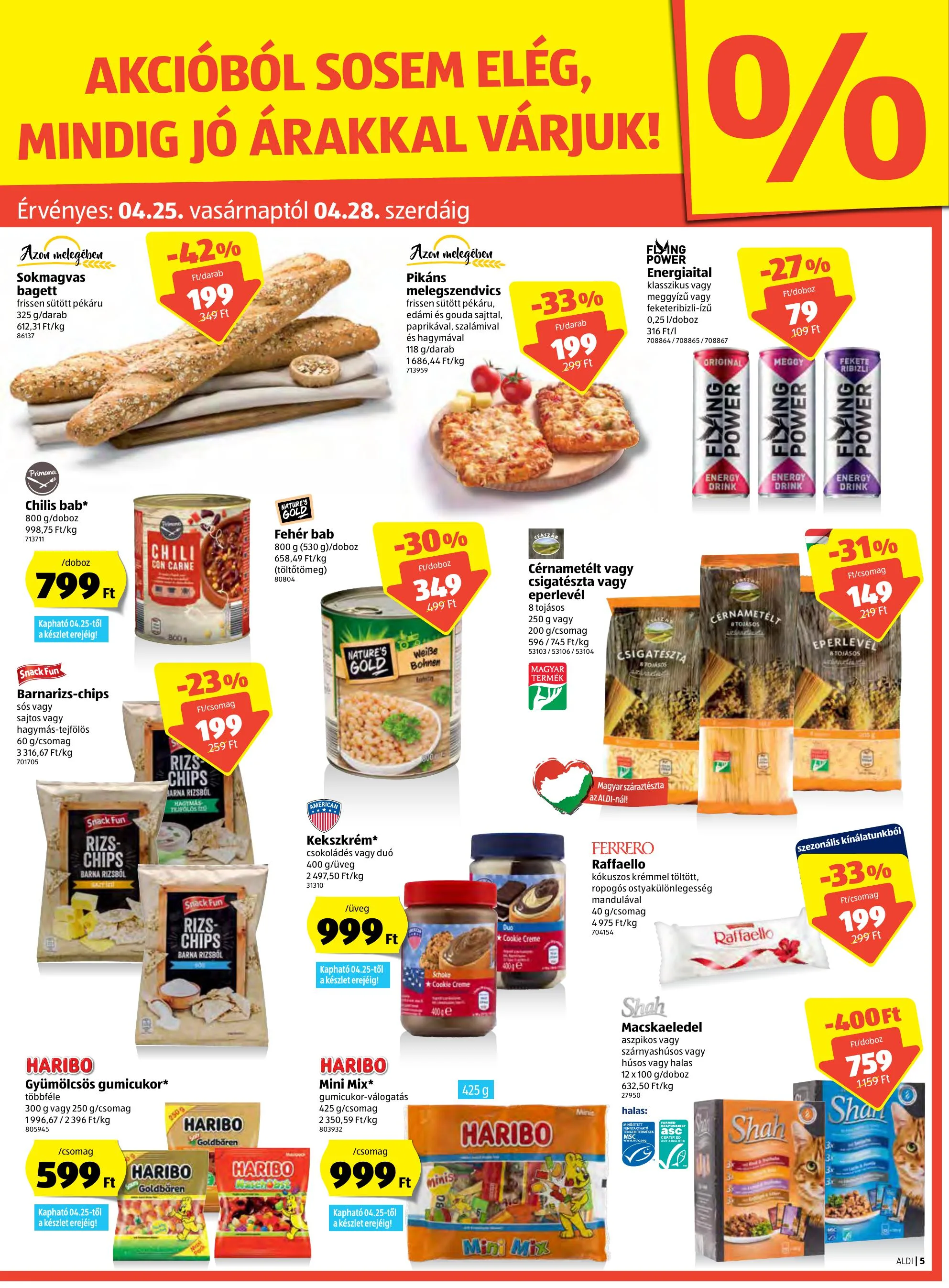 Aldi akciós újság 04.22–04.28 – 5. oldal