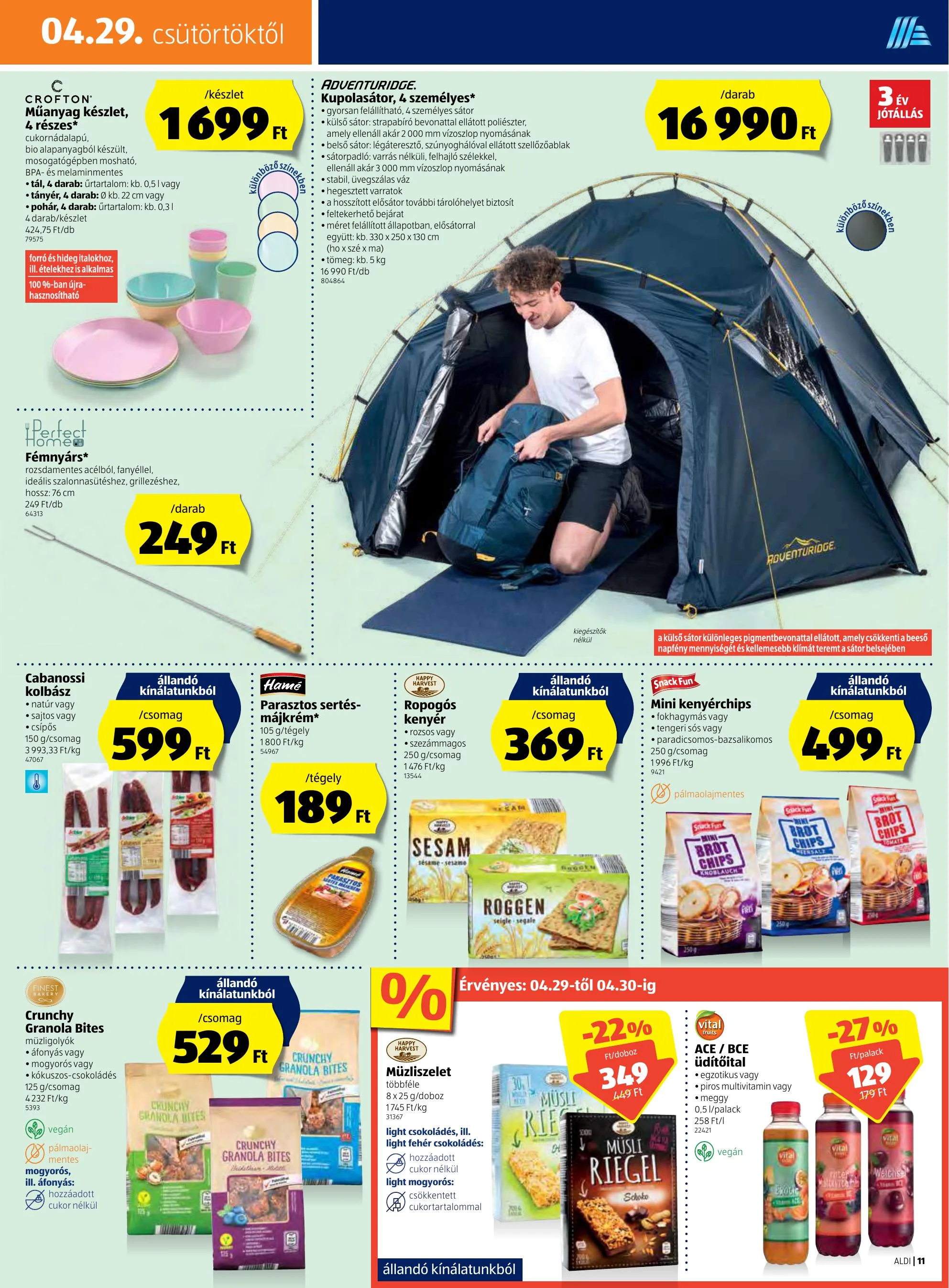 Aldi akciós újság 04.29–05.05 – 11. oldal
