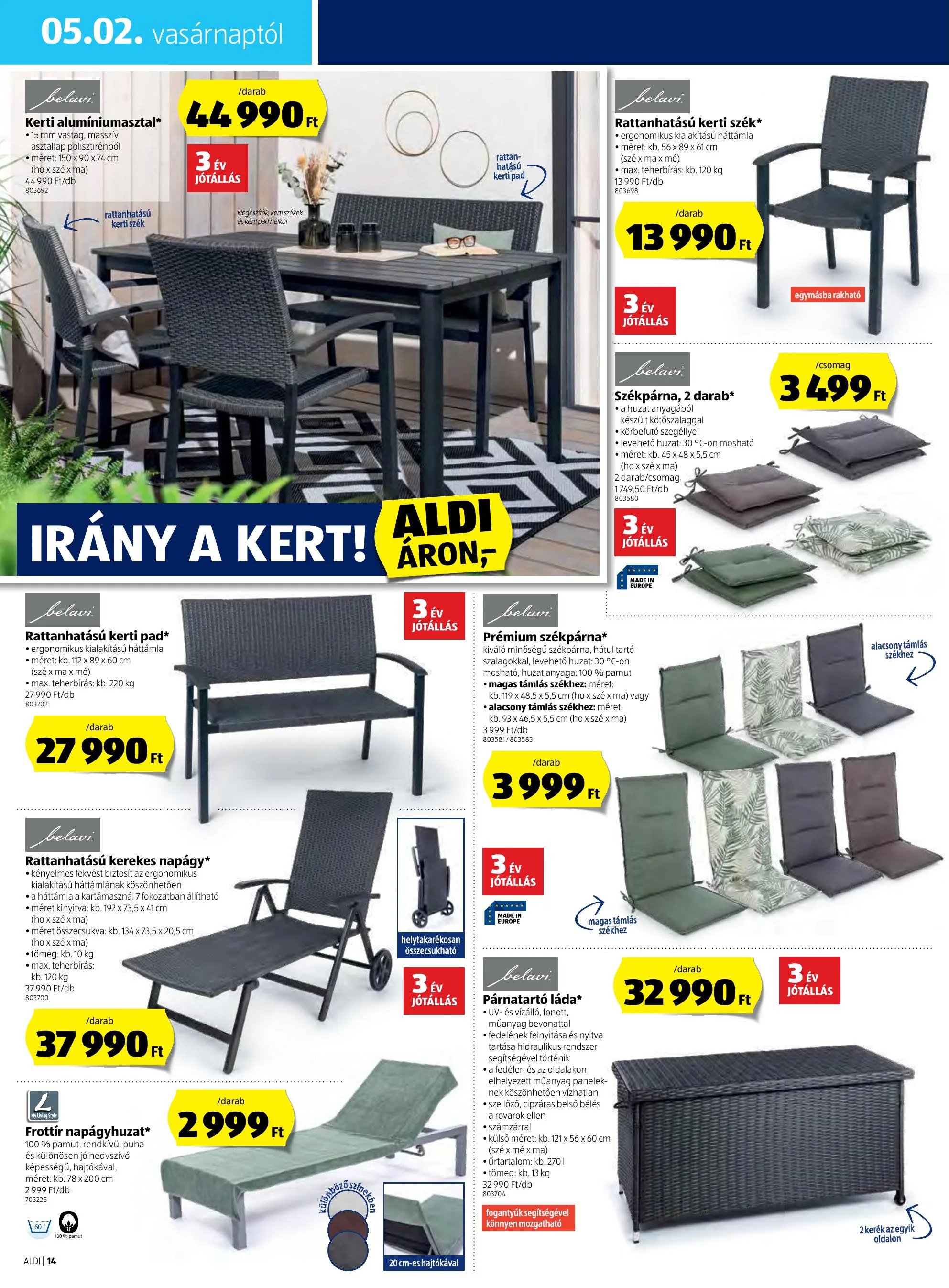 Aldi akciós újság 04.29–05.05 – 14. oldal