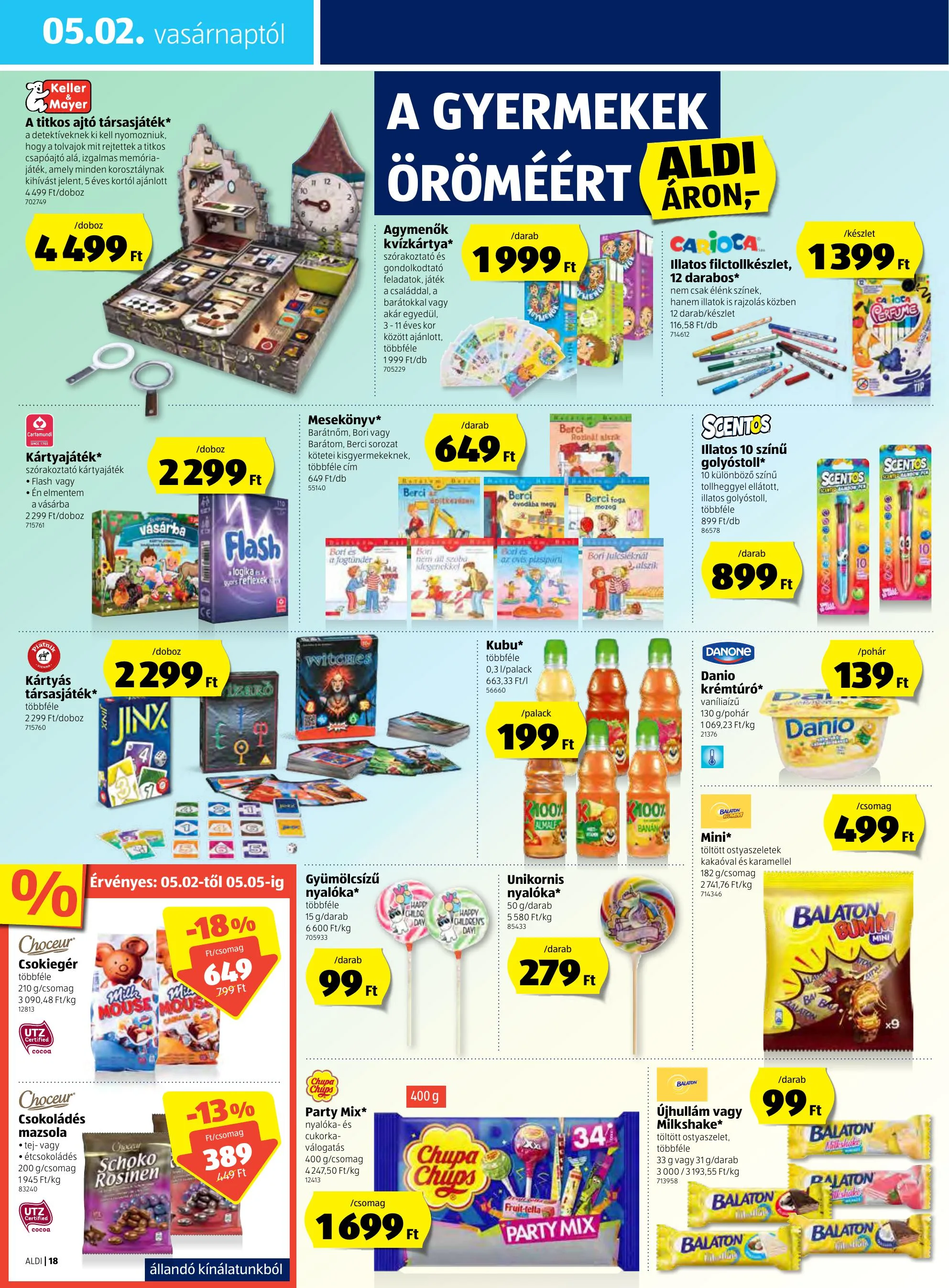 Aldi akciós újság 04.29–05.05 – 18. oldal