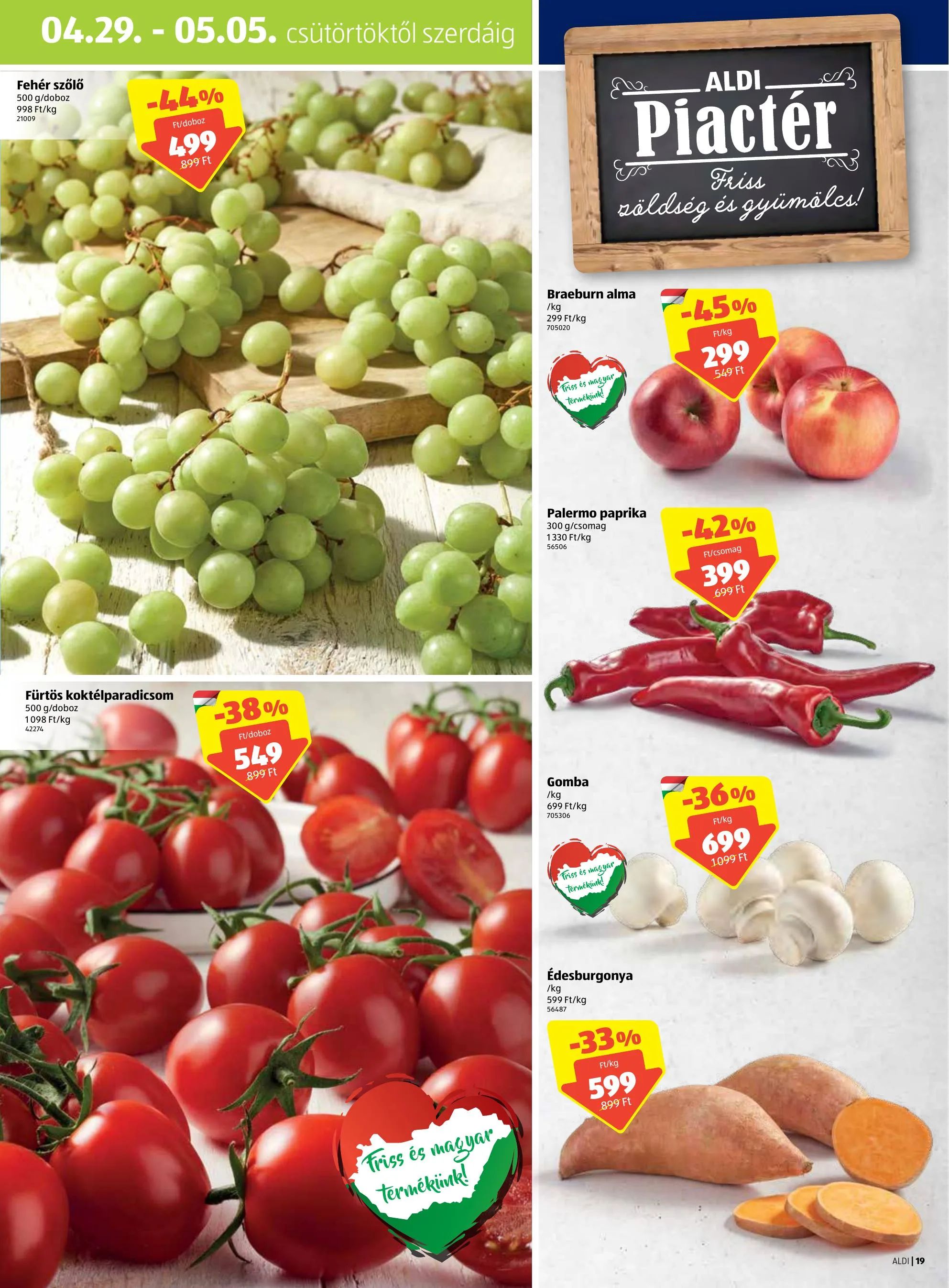 Aldi akciós újság 04.29–05.05 – 19. oldal