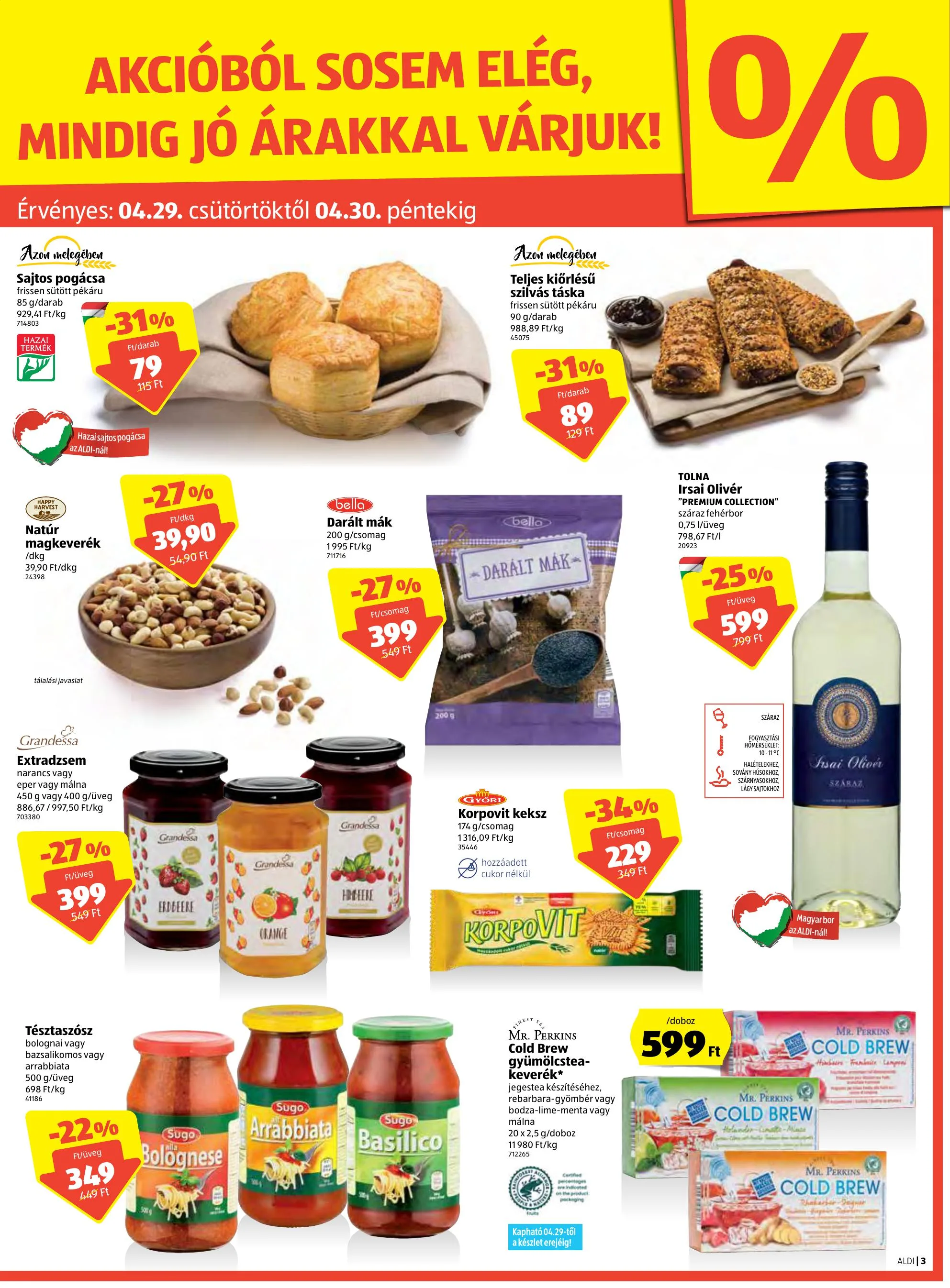 Aldi akciós újság 04.29–05.05 – 3. oldal