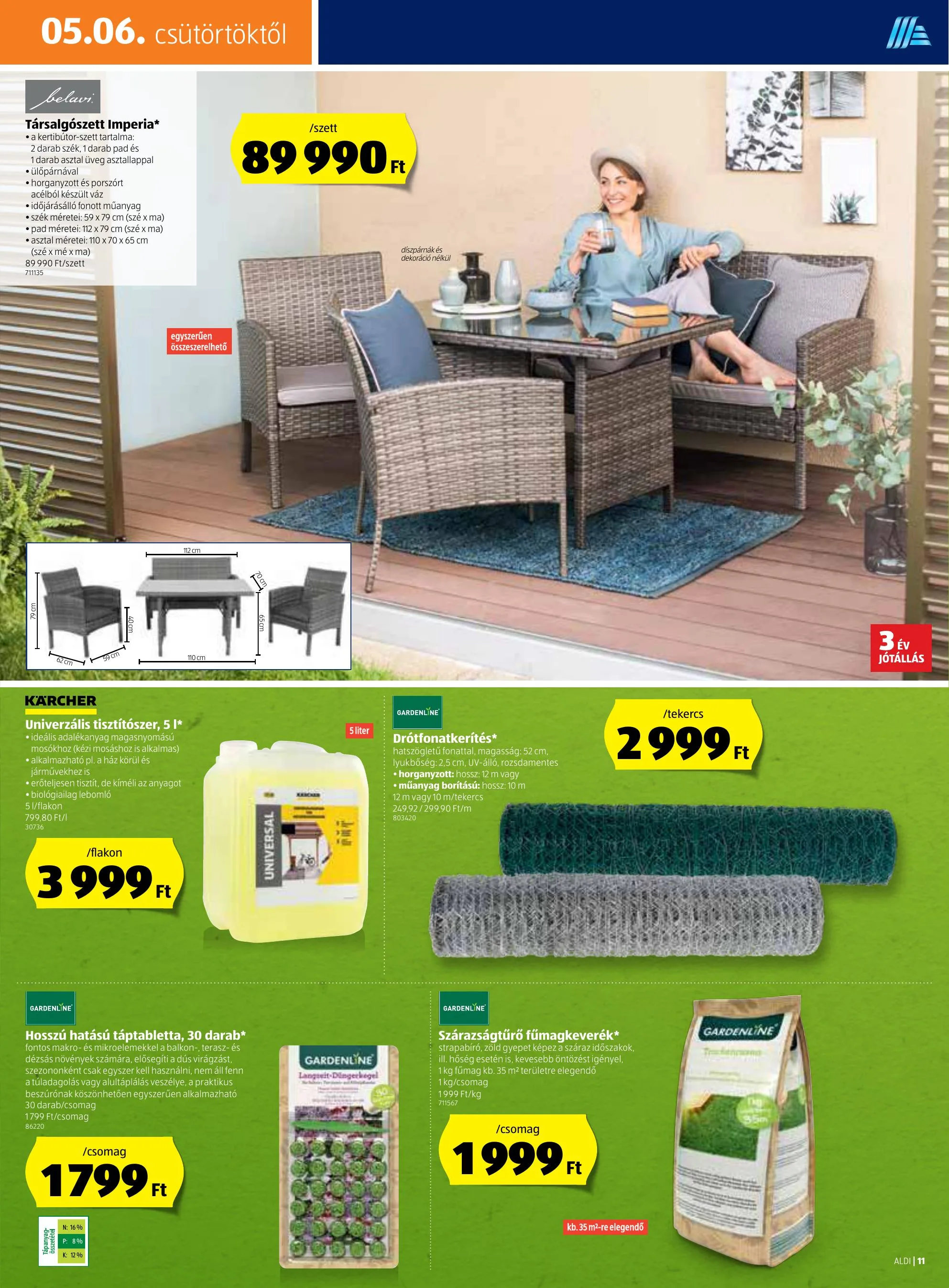 Aldi akciós újság 05.06–05.12 – 11. oldal