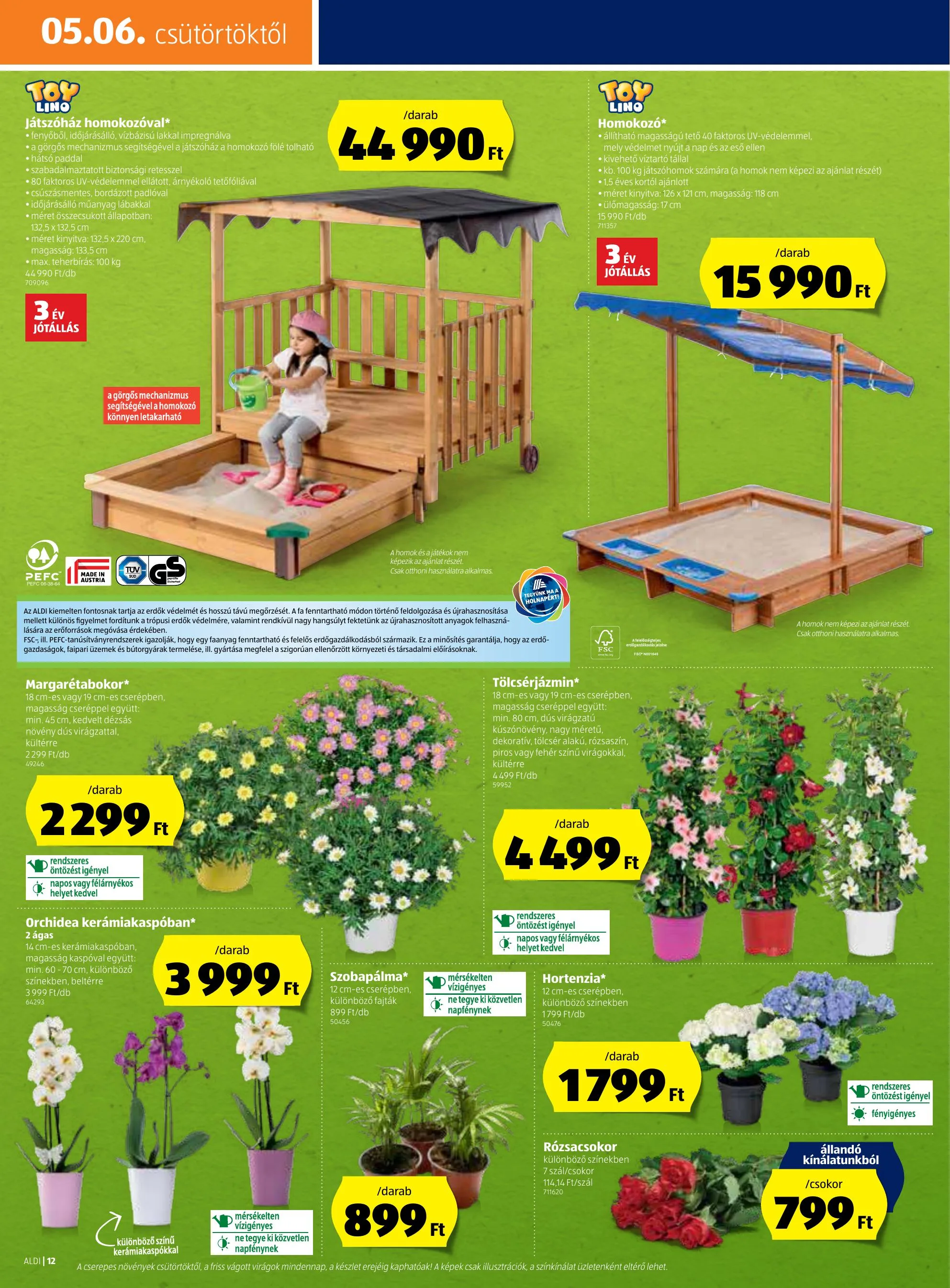 Aldi akciós újság 05.06–05.12 – 12. oldal
