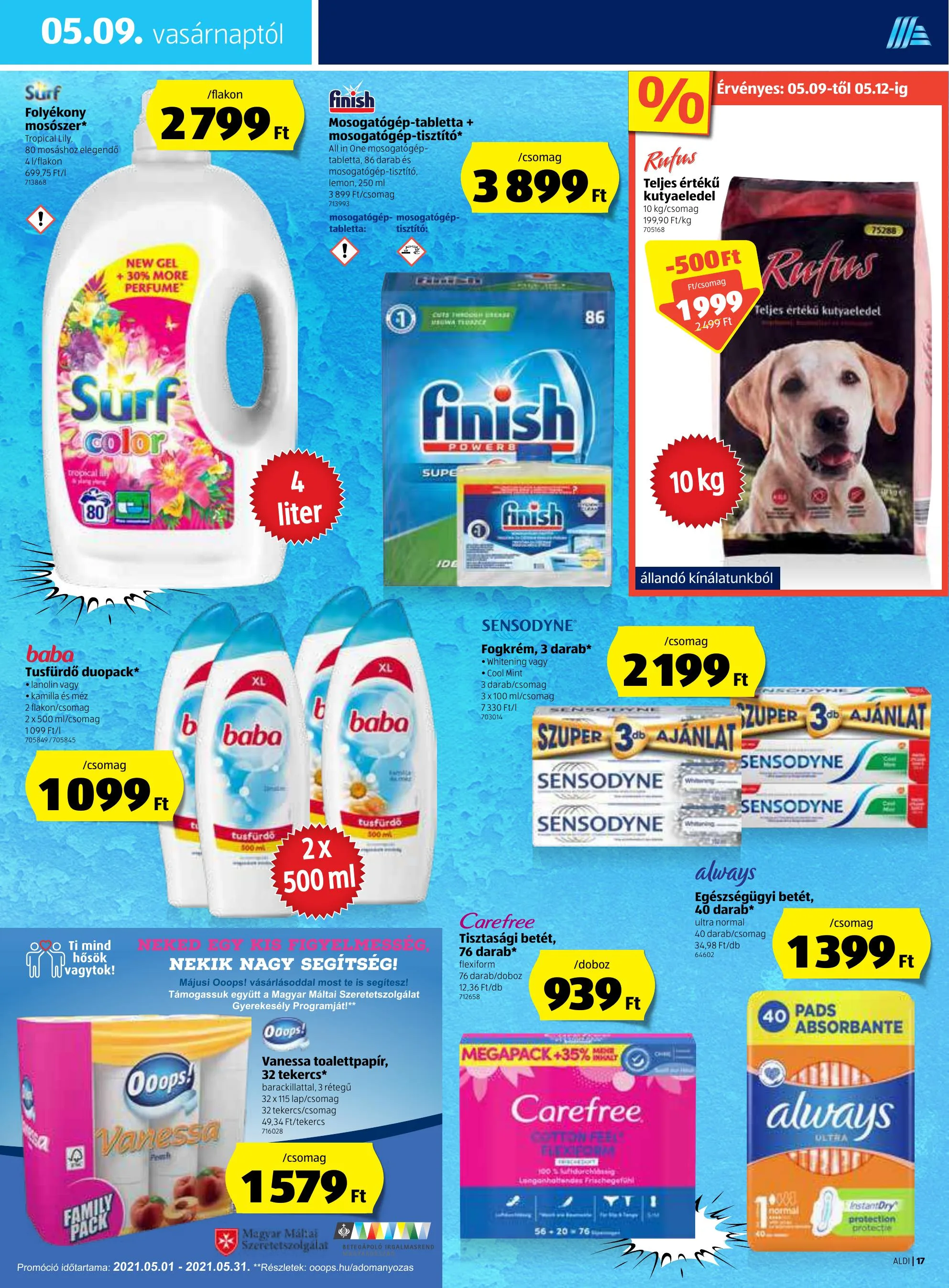 Aldi akciós újság 05.06–05.12 – 17. oldal