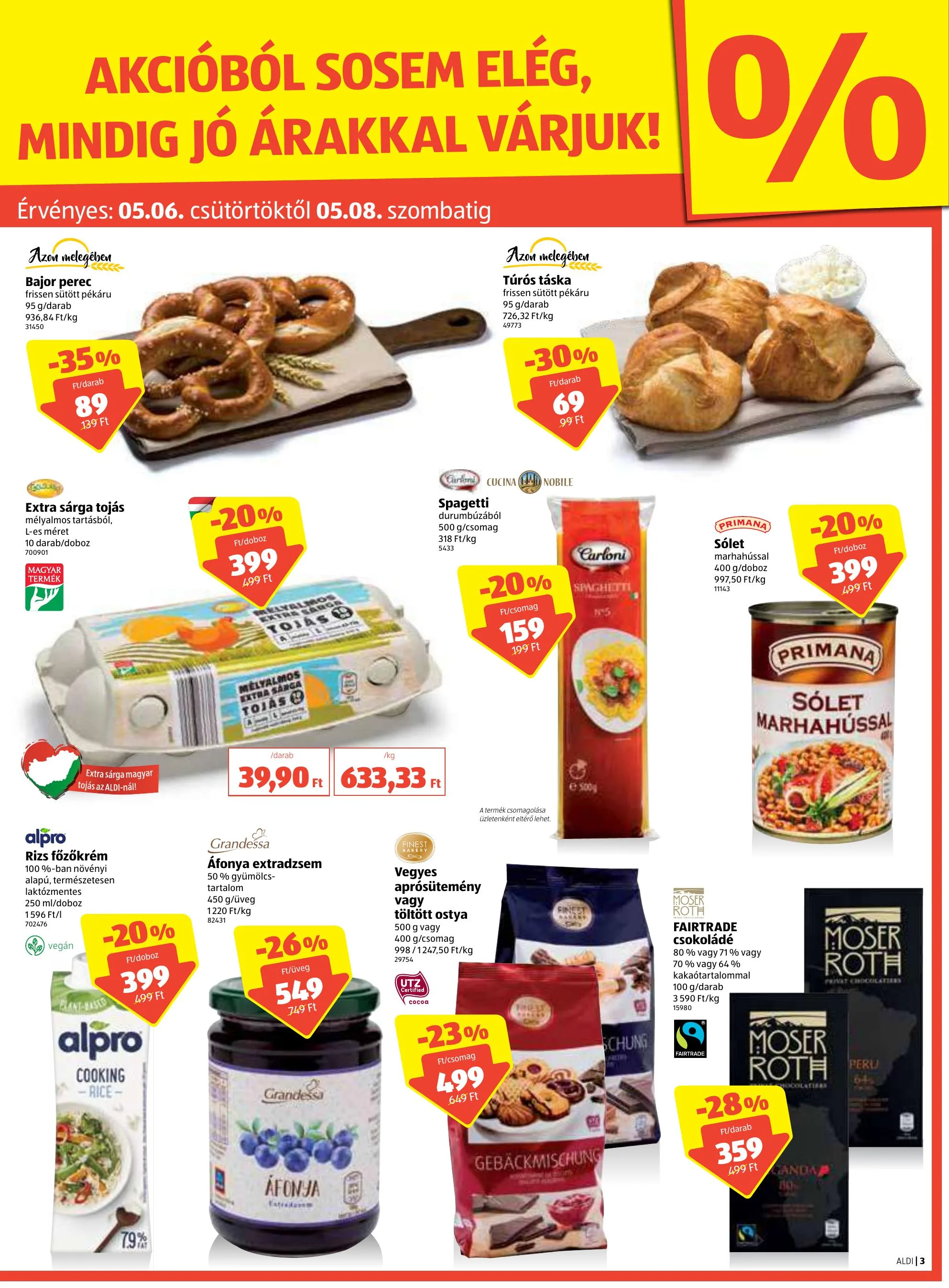 Aldi akciós újság 05.06–05.12 – 3. oldal