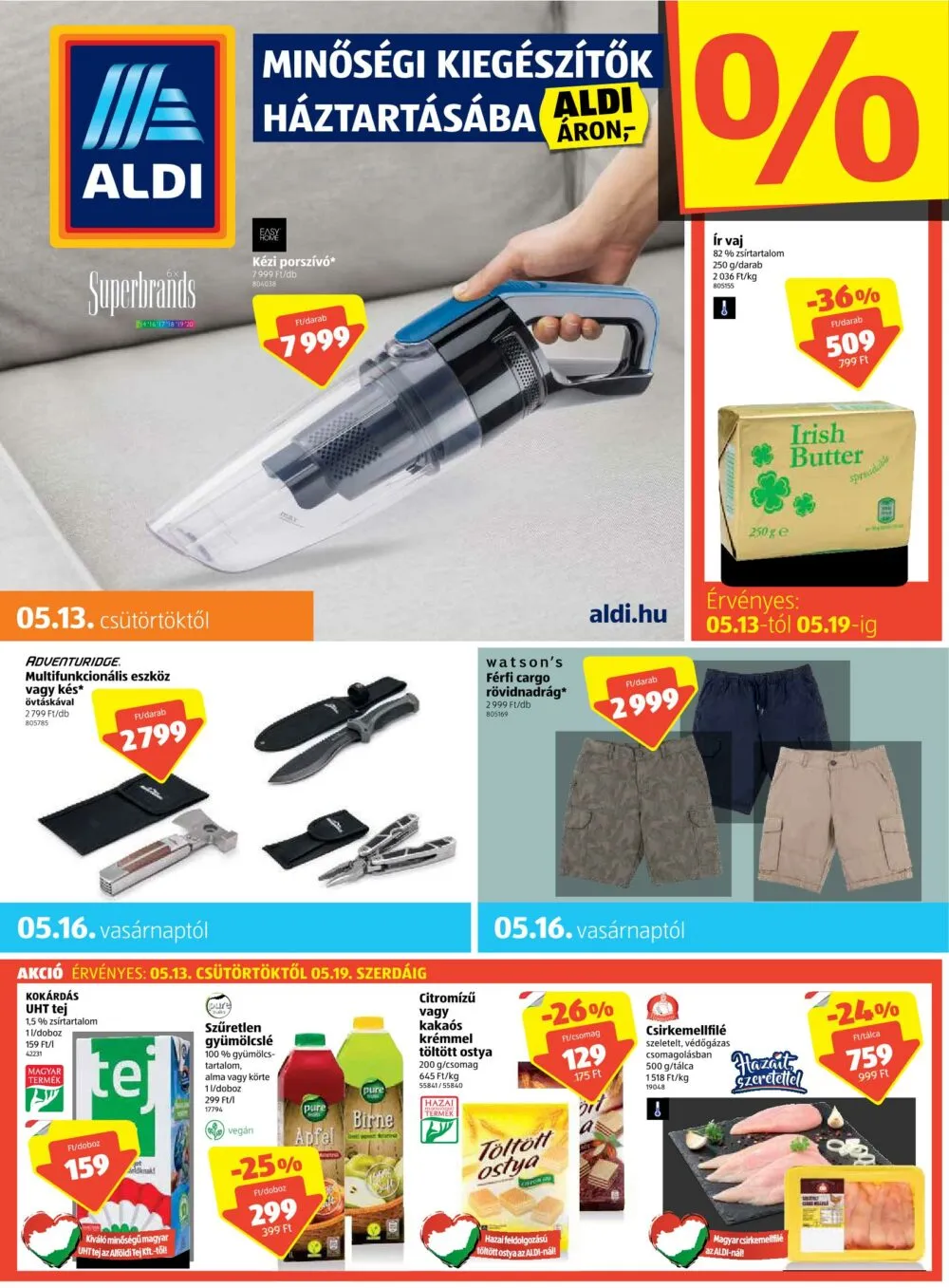 Aldi akciós újság 05.13–05.19