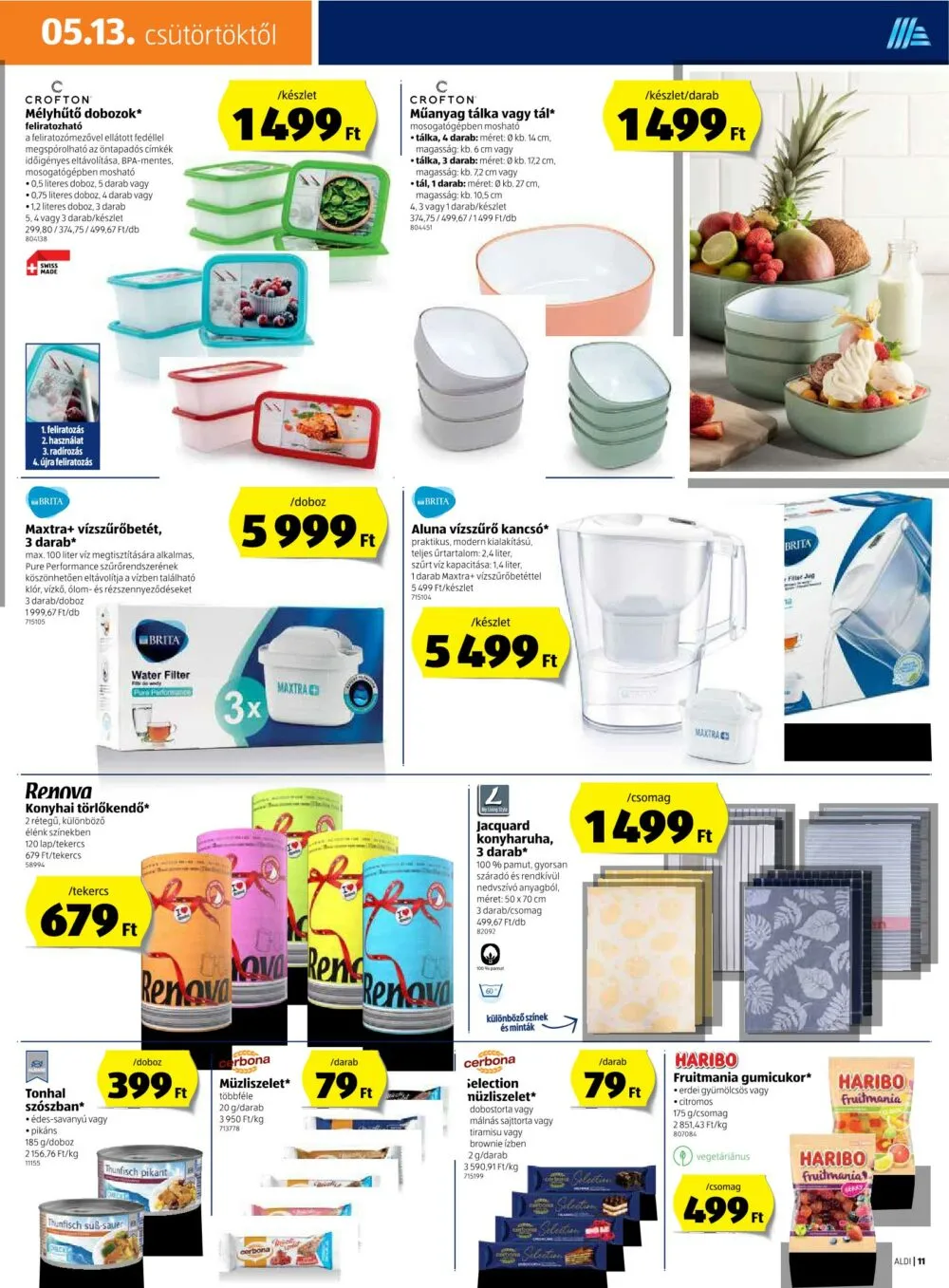 Aldi akciós újság 05.13–05.19 – 11. oldal
