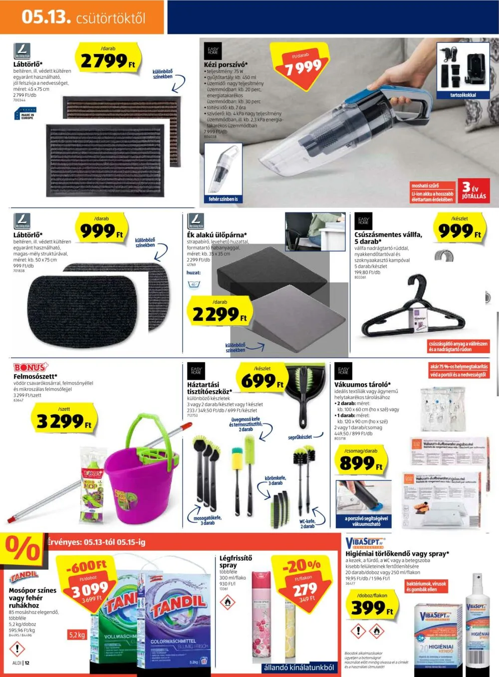Aldi akciós újság 05.13–05.19 – 12. oldal