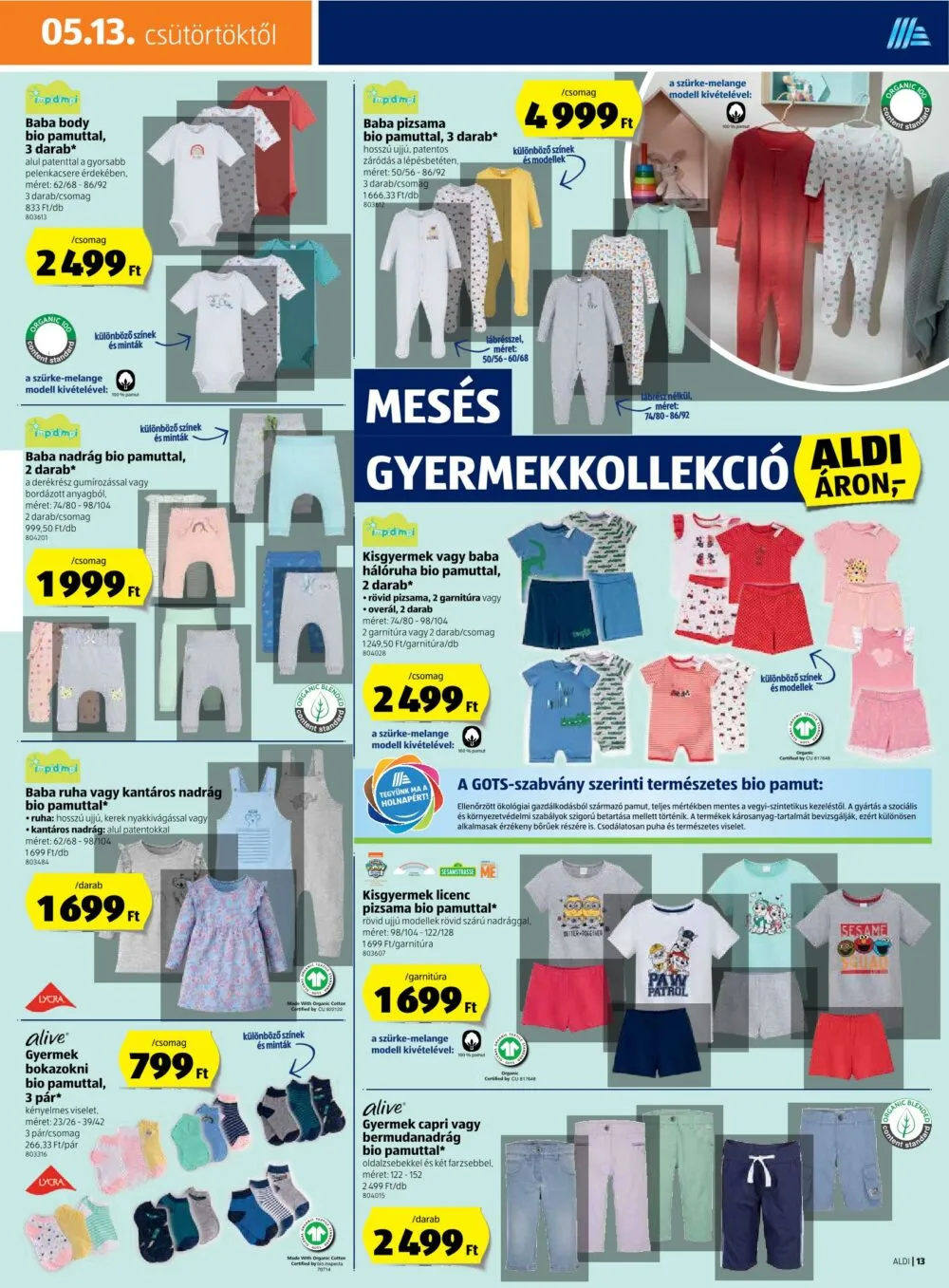 Aldi akciós újság 05.13–05.19 – 13. oldal