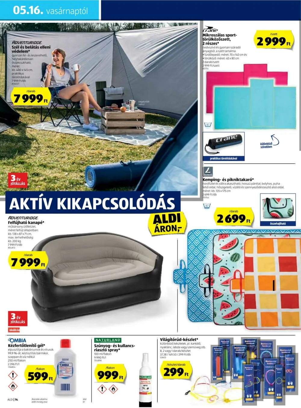 Aldi akciós újság 05.13–05.19 – 14. oldal