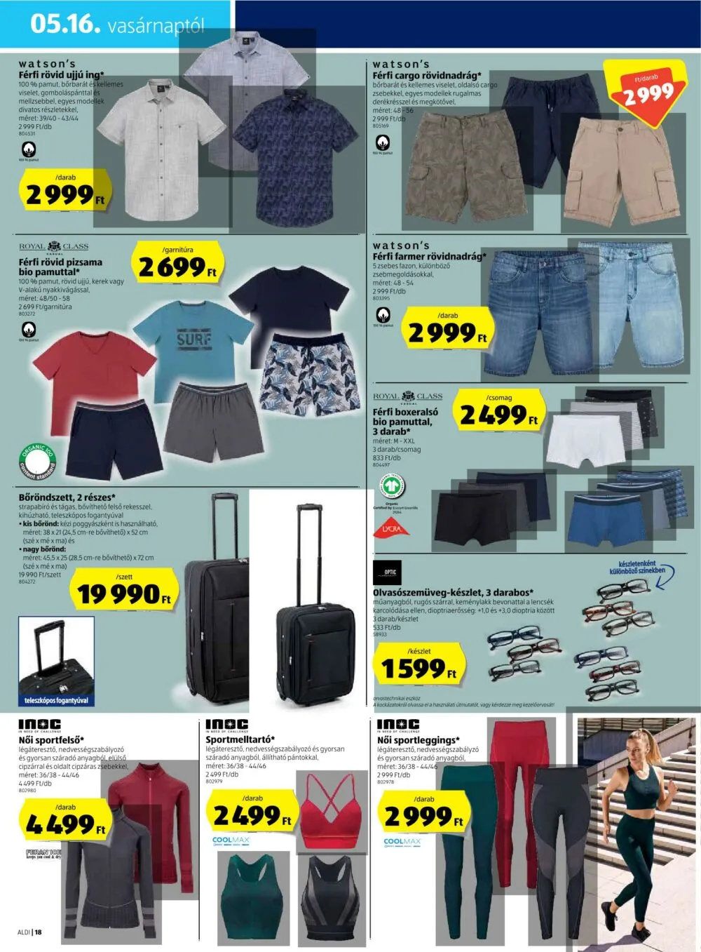 Aldi akciós újság 05.13–05.19 – 18. oldal