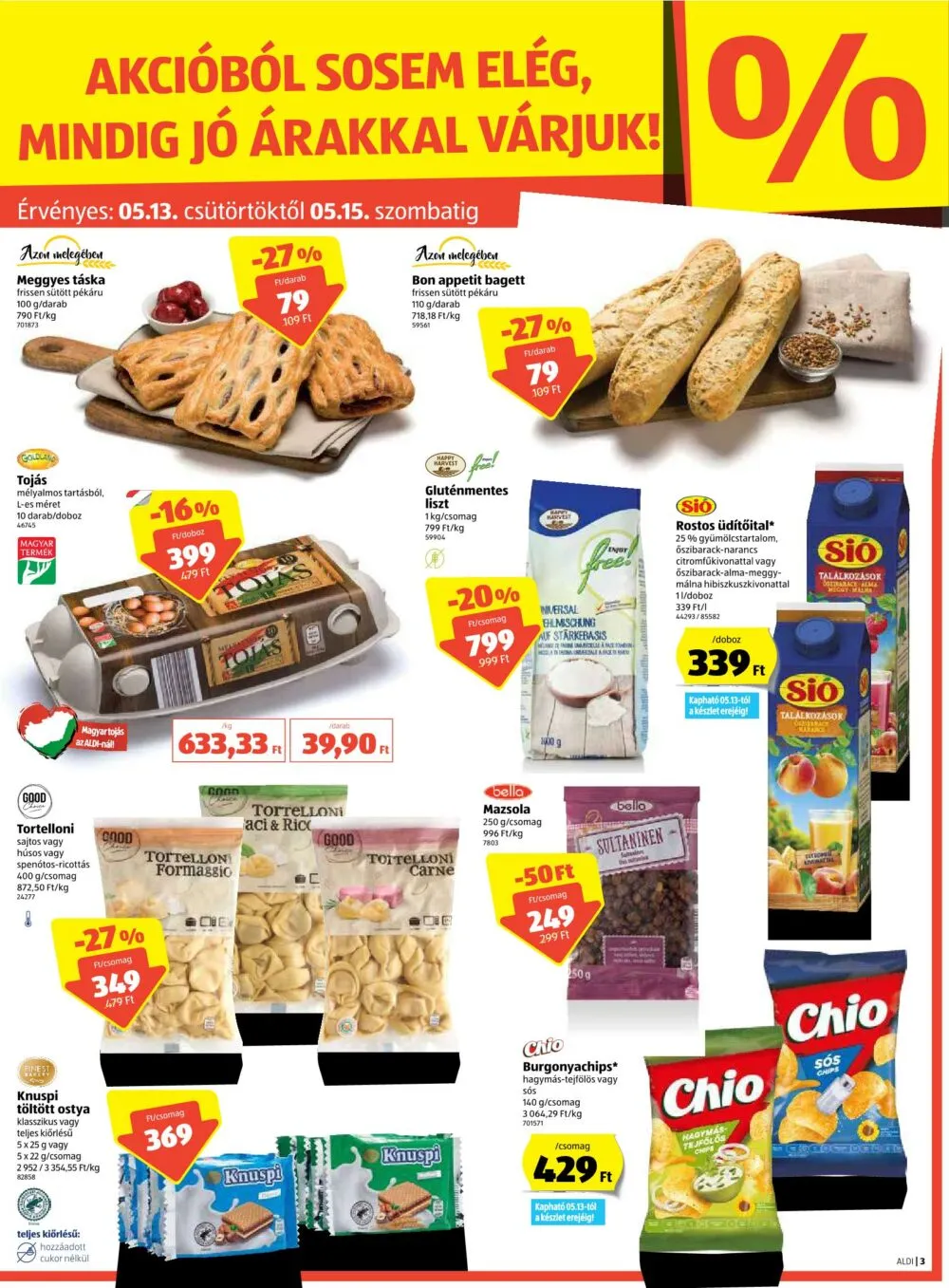 Aldi akciós újság 05.13–05.19 – 3. oldal