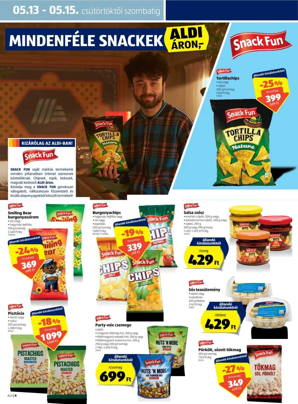 Aldi akciós újság 05.13–05.19 – 8. oldal