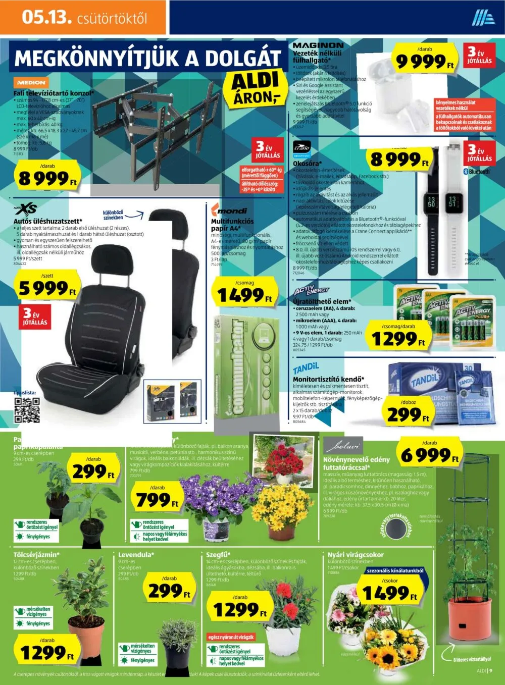 Aldi akciós újság 05.13–05.19 – 9. oldal
