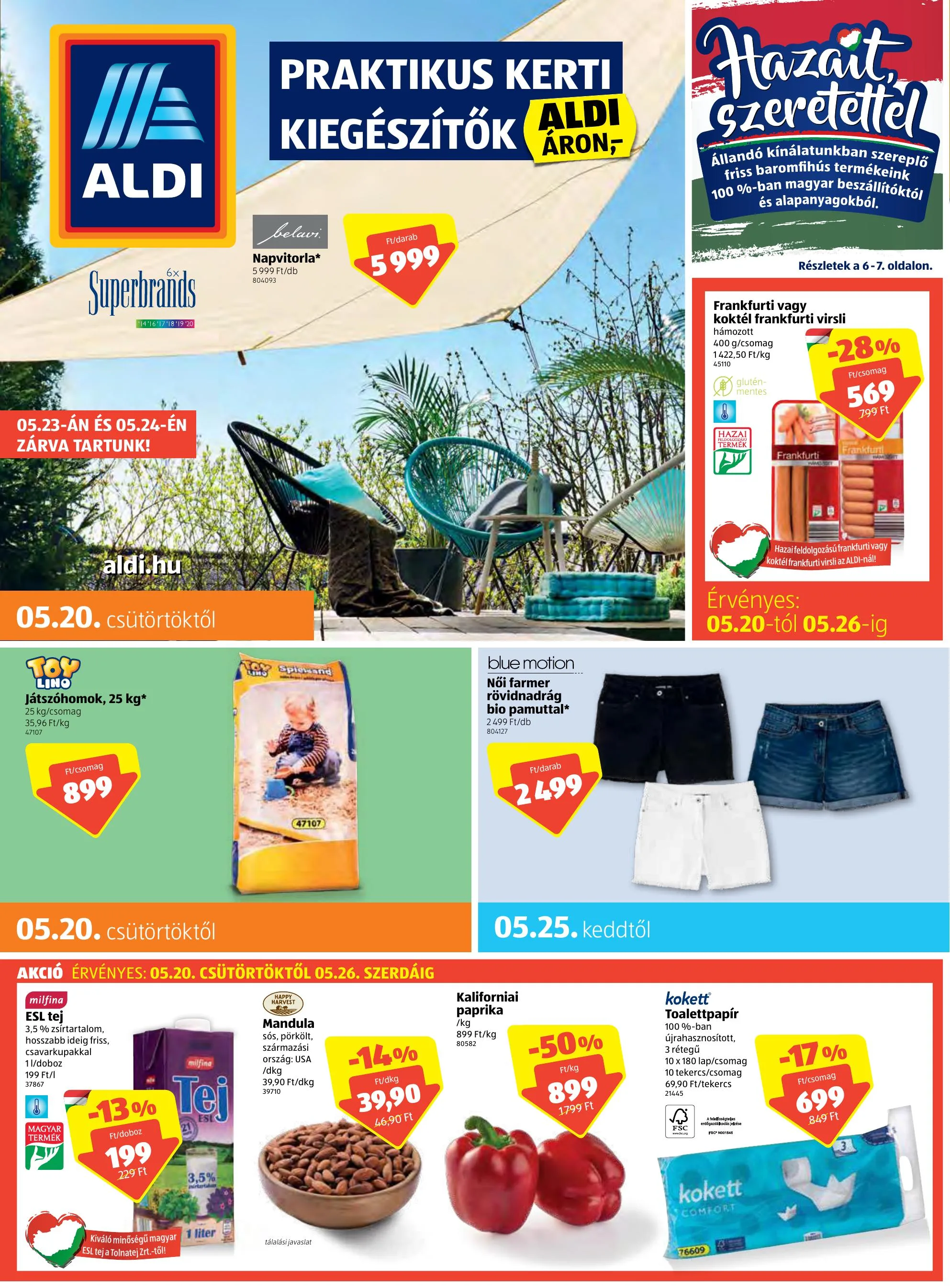 Aldi akciós újság 05.20–05.26