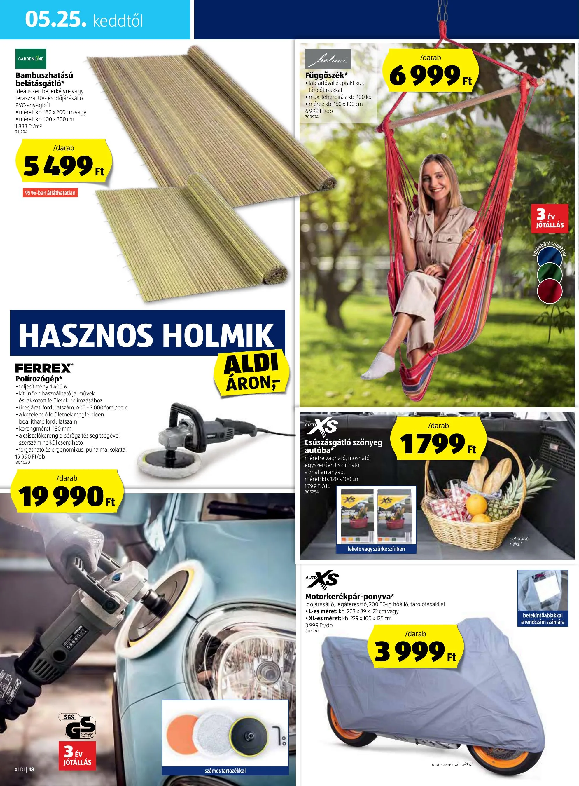 Aldi akciós újság 05.20–05.26 – 18. oldal