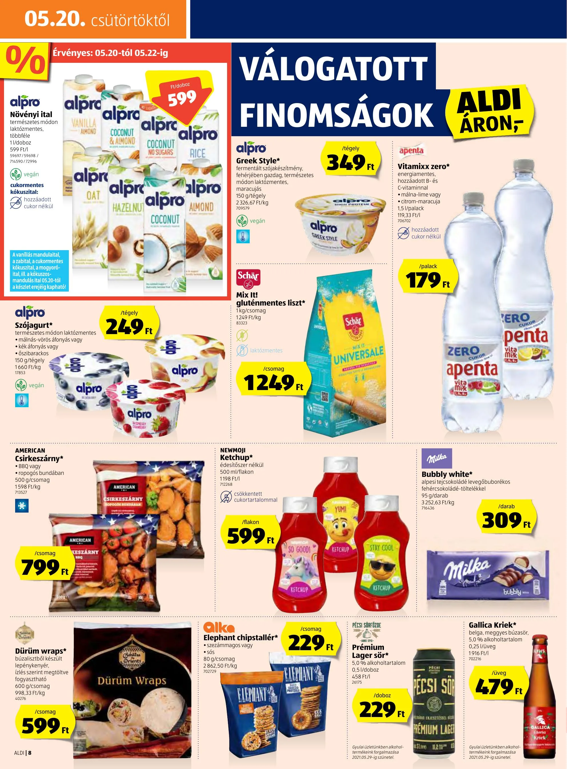 Aldi akciós újság 05.20–05.26 – 8. oldal