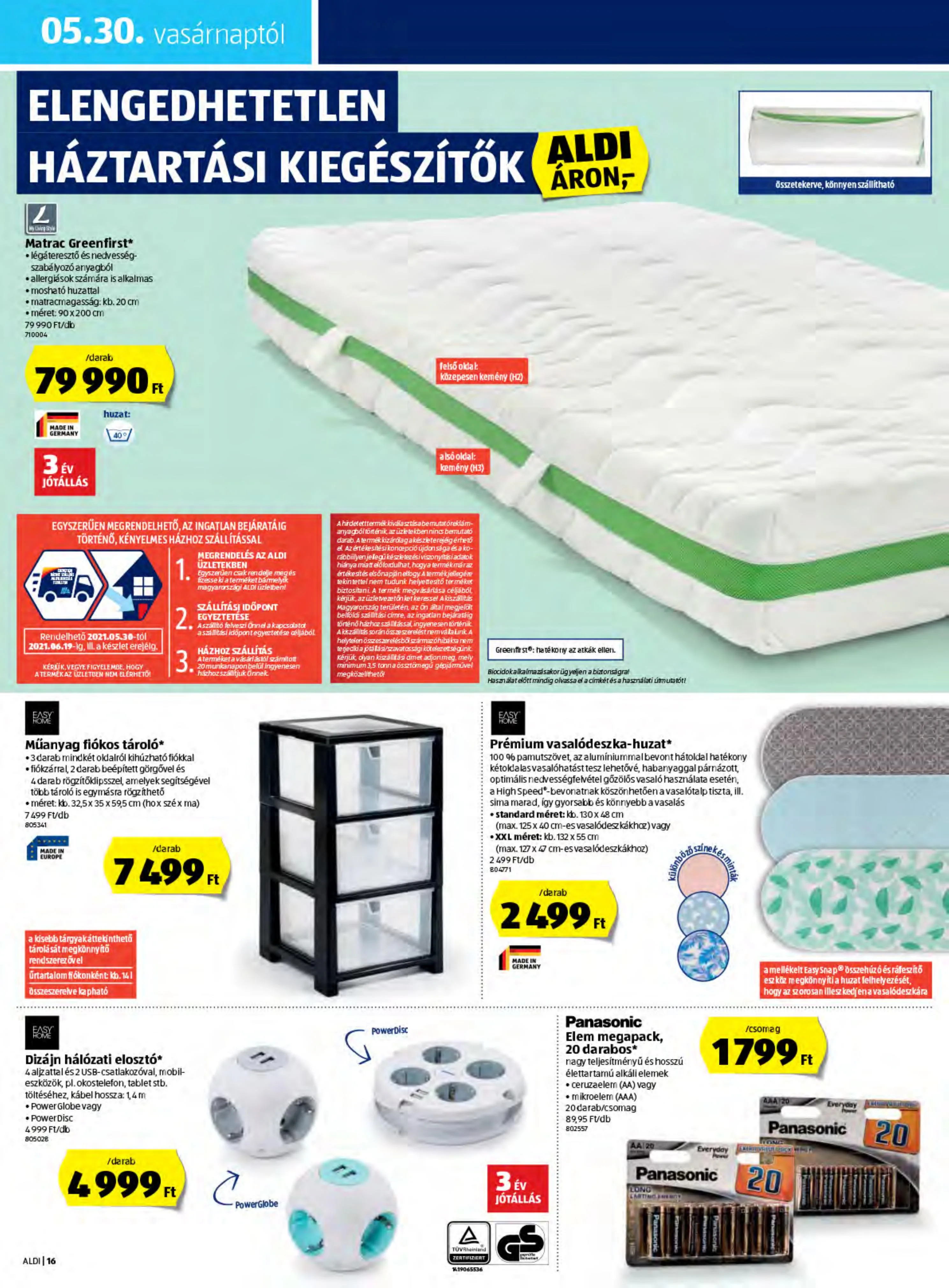 Aldi akciós újság 05.27–06.02 – 16. oldal