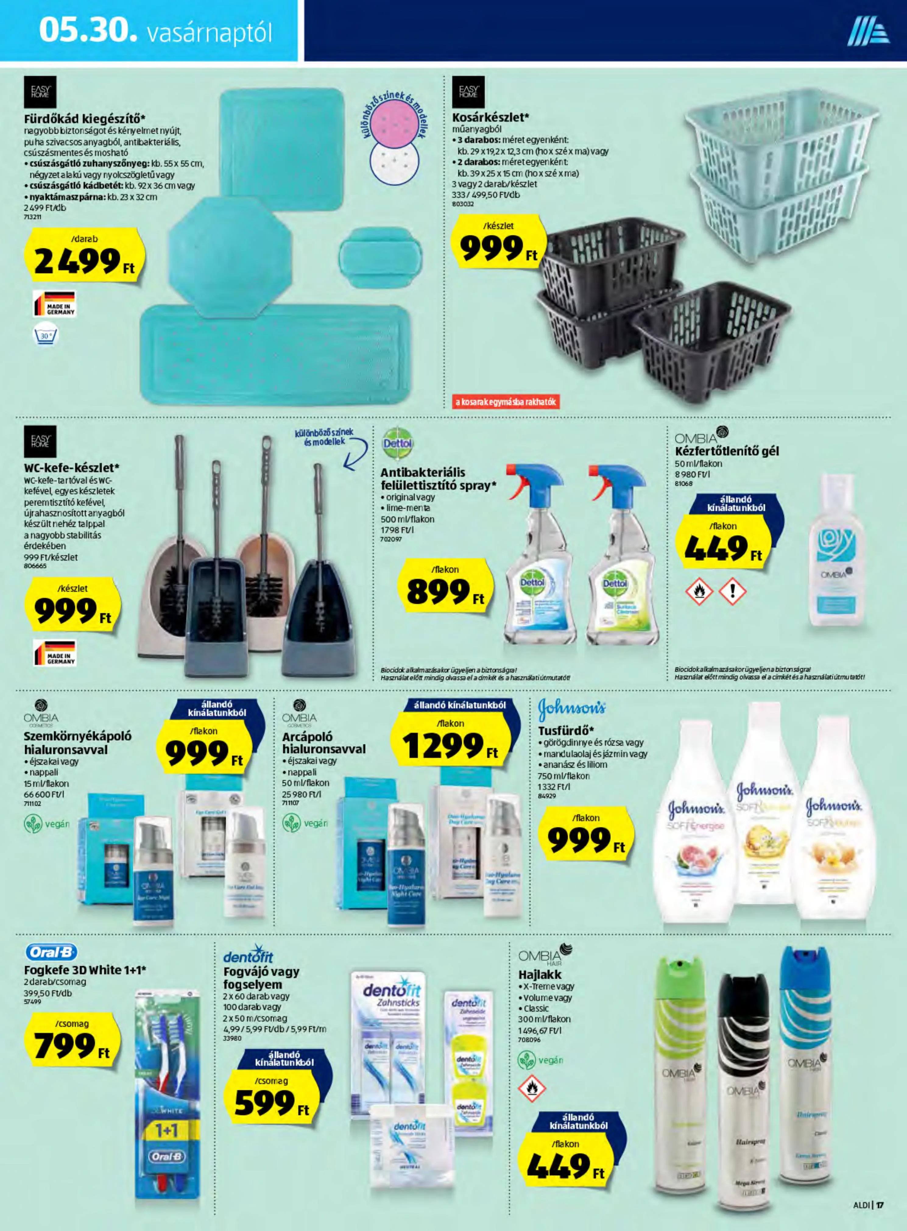 Aldi akciós újság 05.27–06.02 – 17. oldal