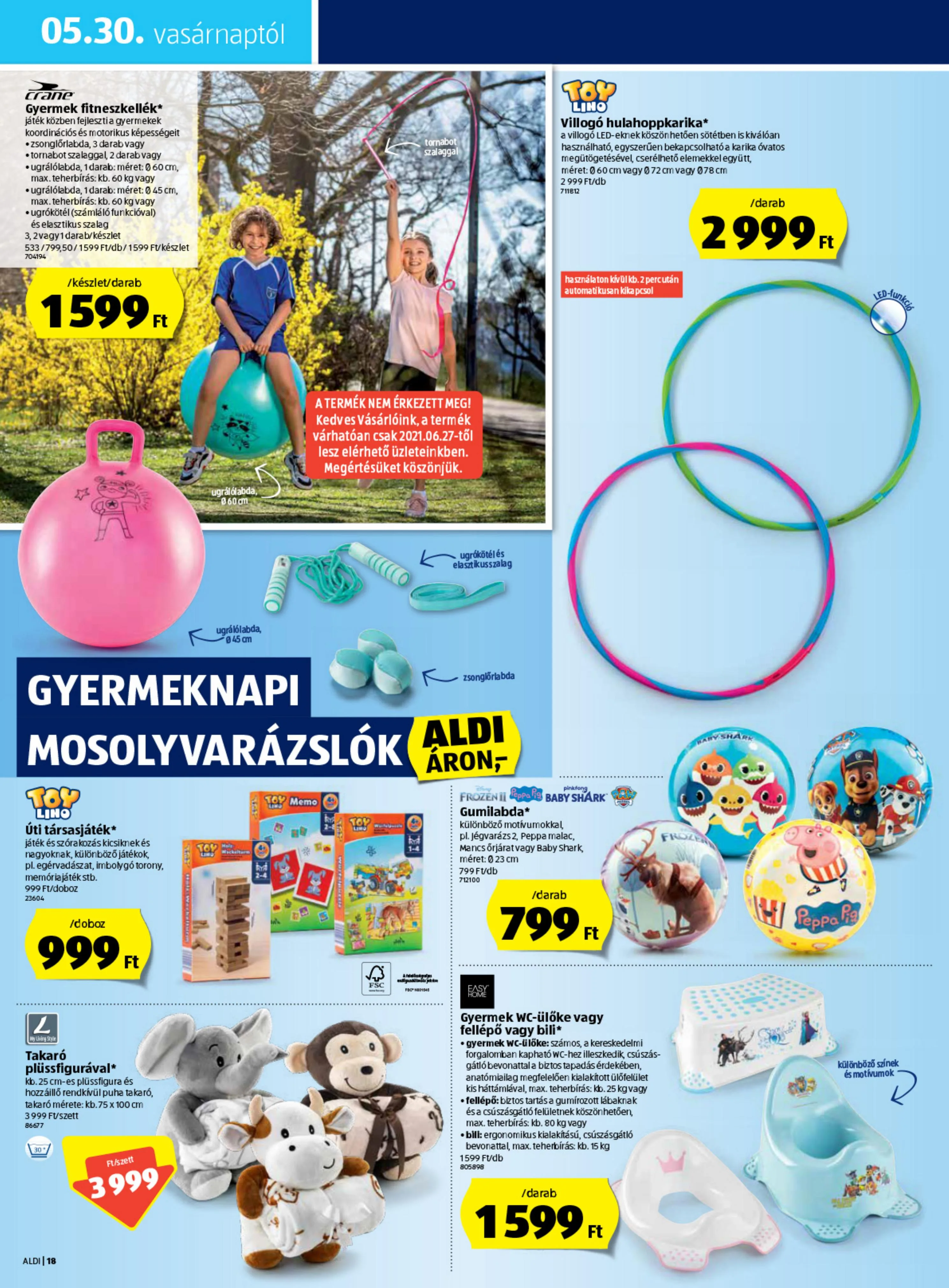 Aldi akciós újság 05.27–06.02 – 18. oldal