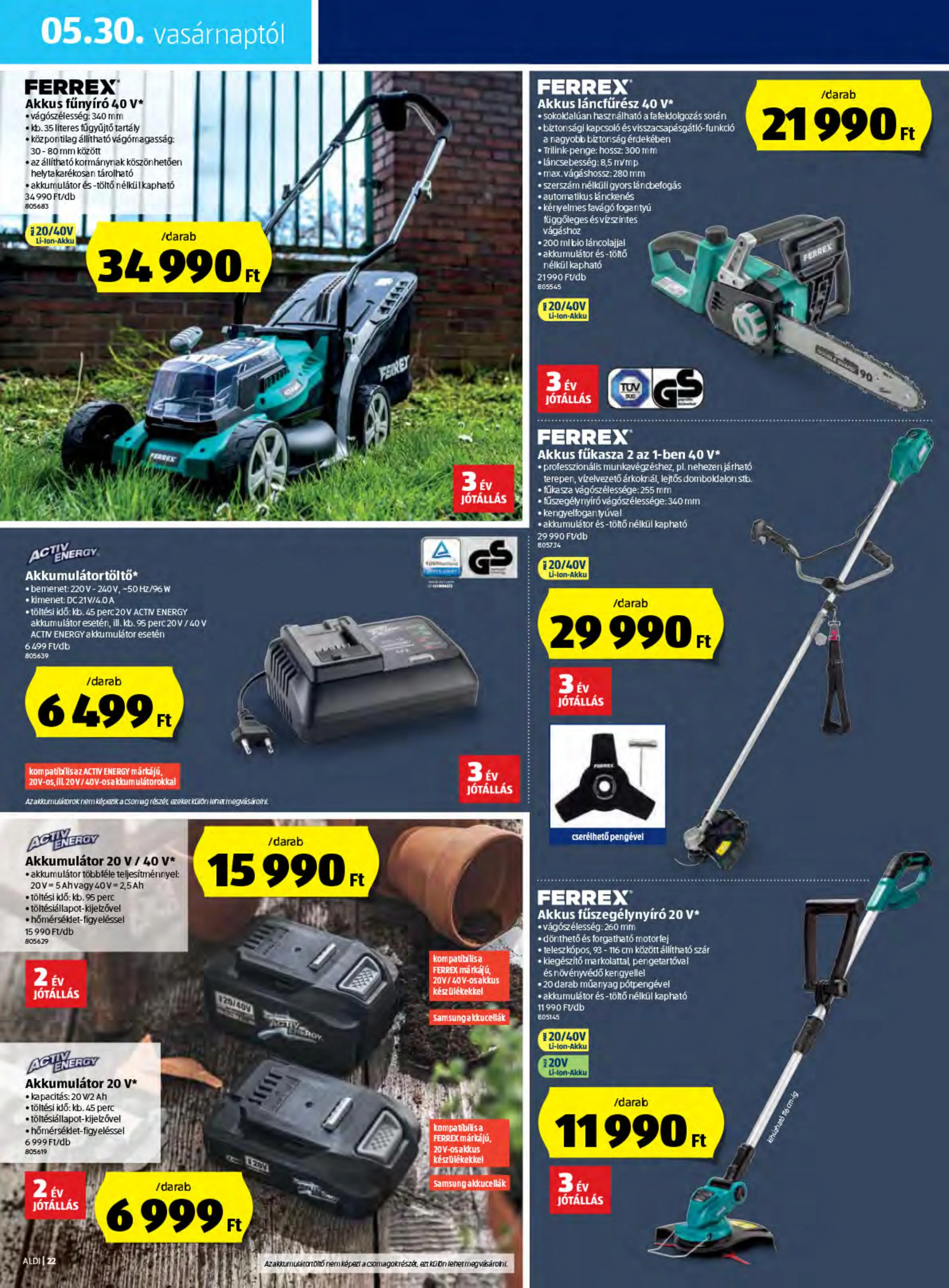 Aldi akciós újság 05.27–06.02 – 22. oldal