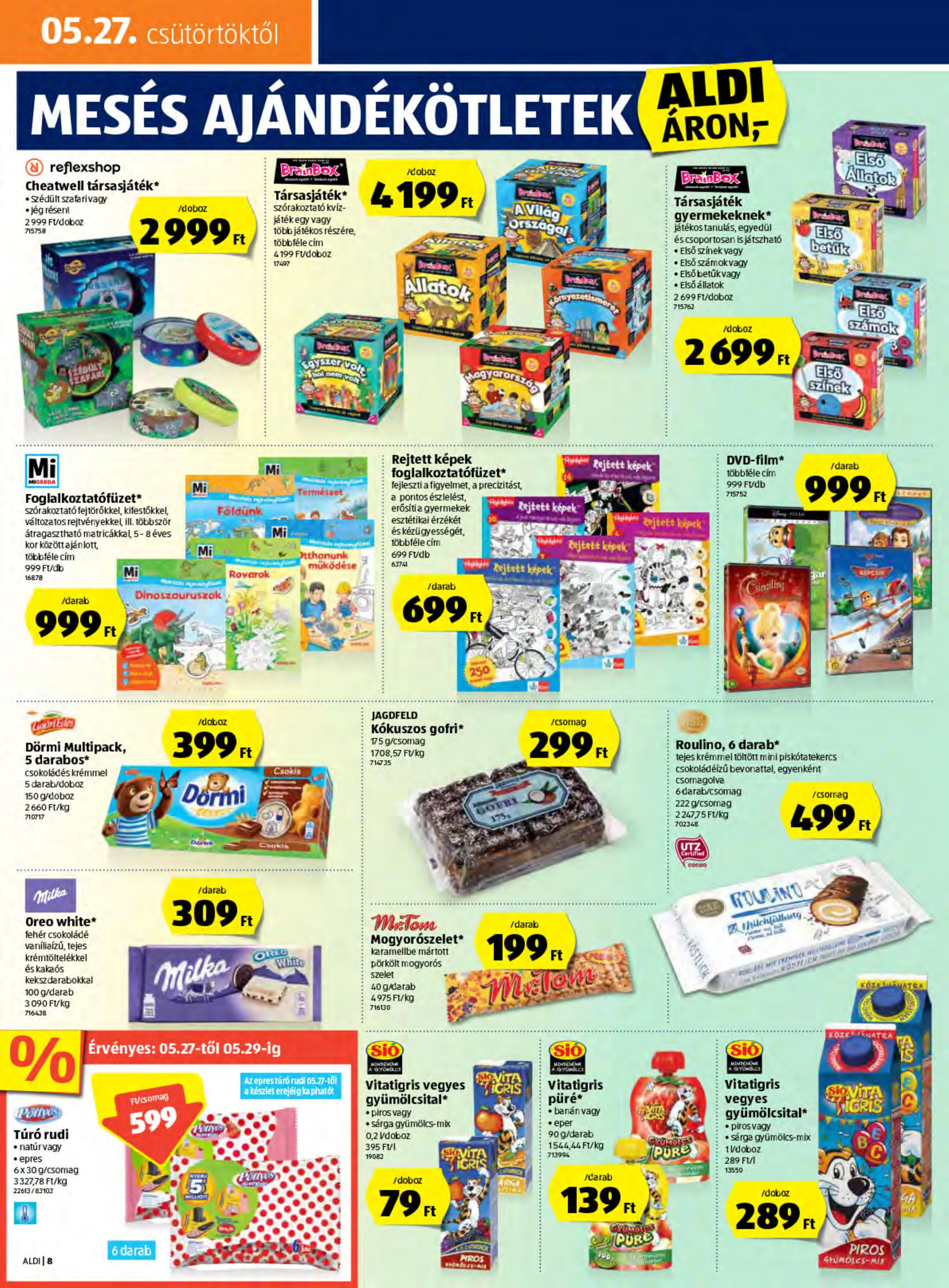 Aldi akciós újság 05.27–06.02 – 8. oldal