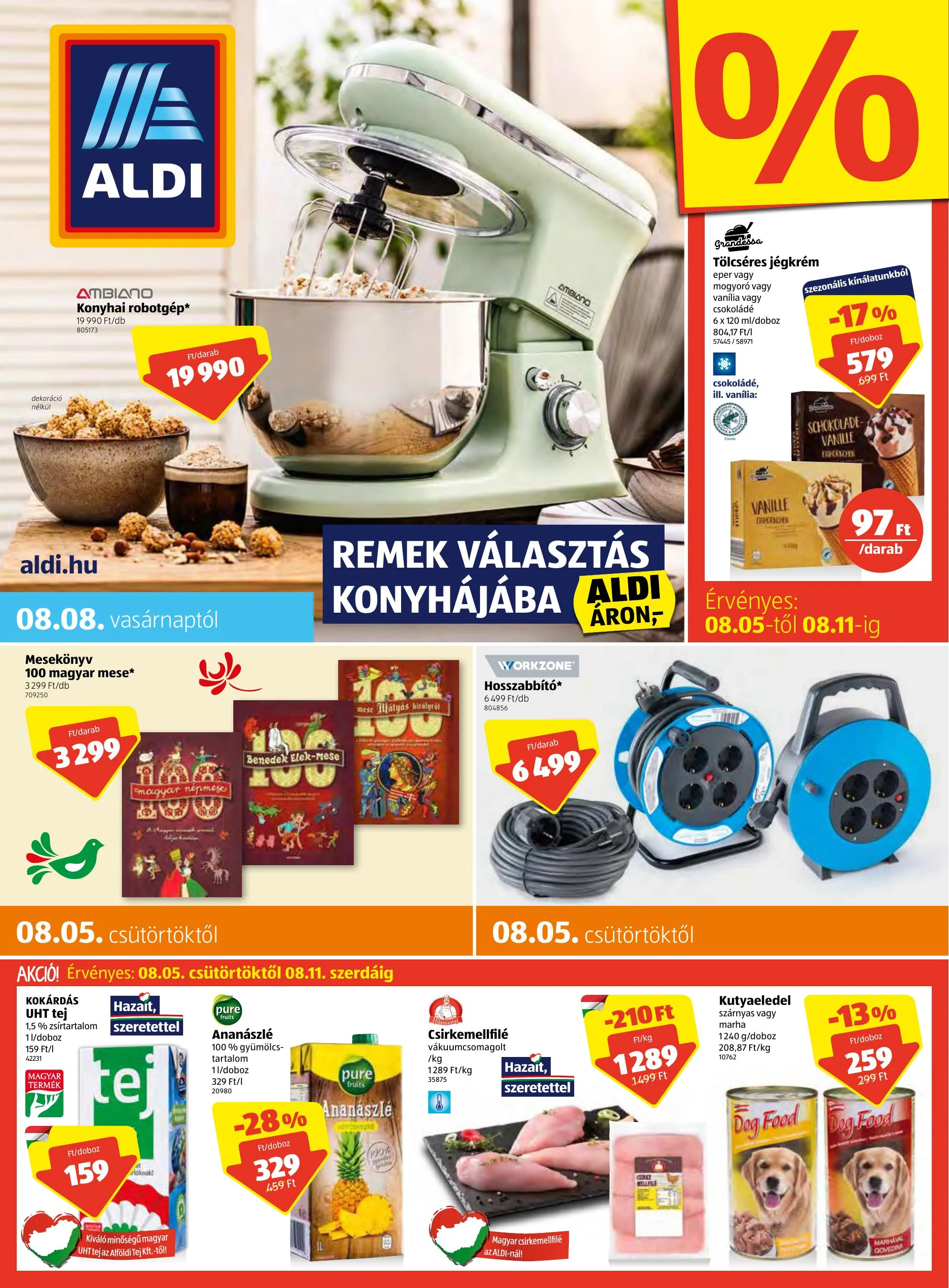 Aldi akciós újság 08.05–08.11