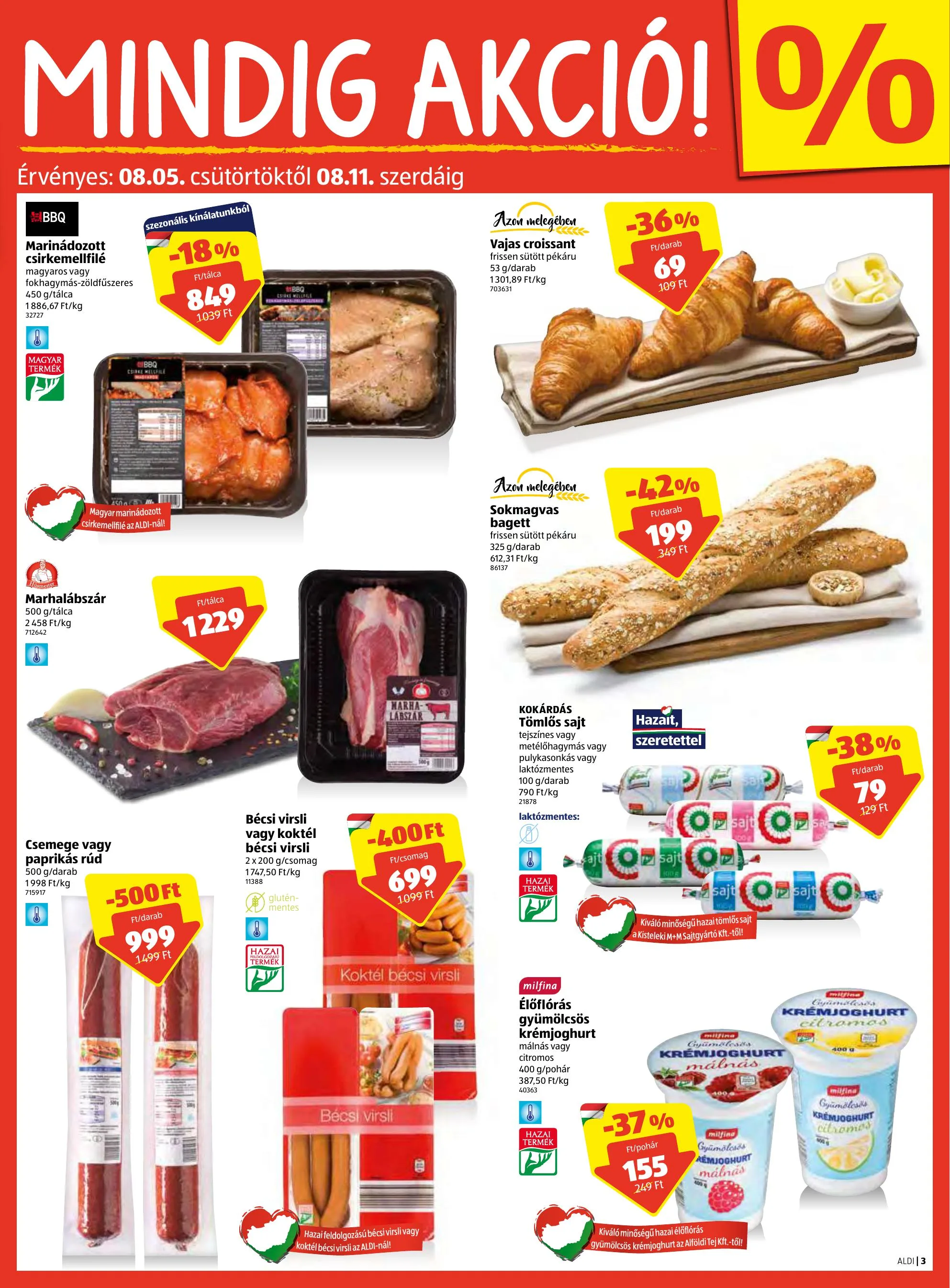 Aldi akciós újság 08.05–08.11 – 3. oldal