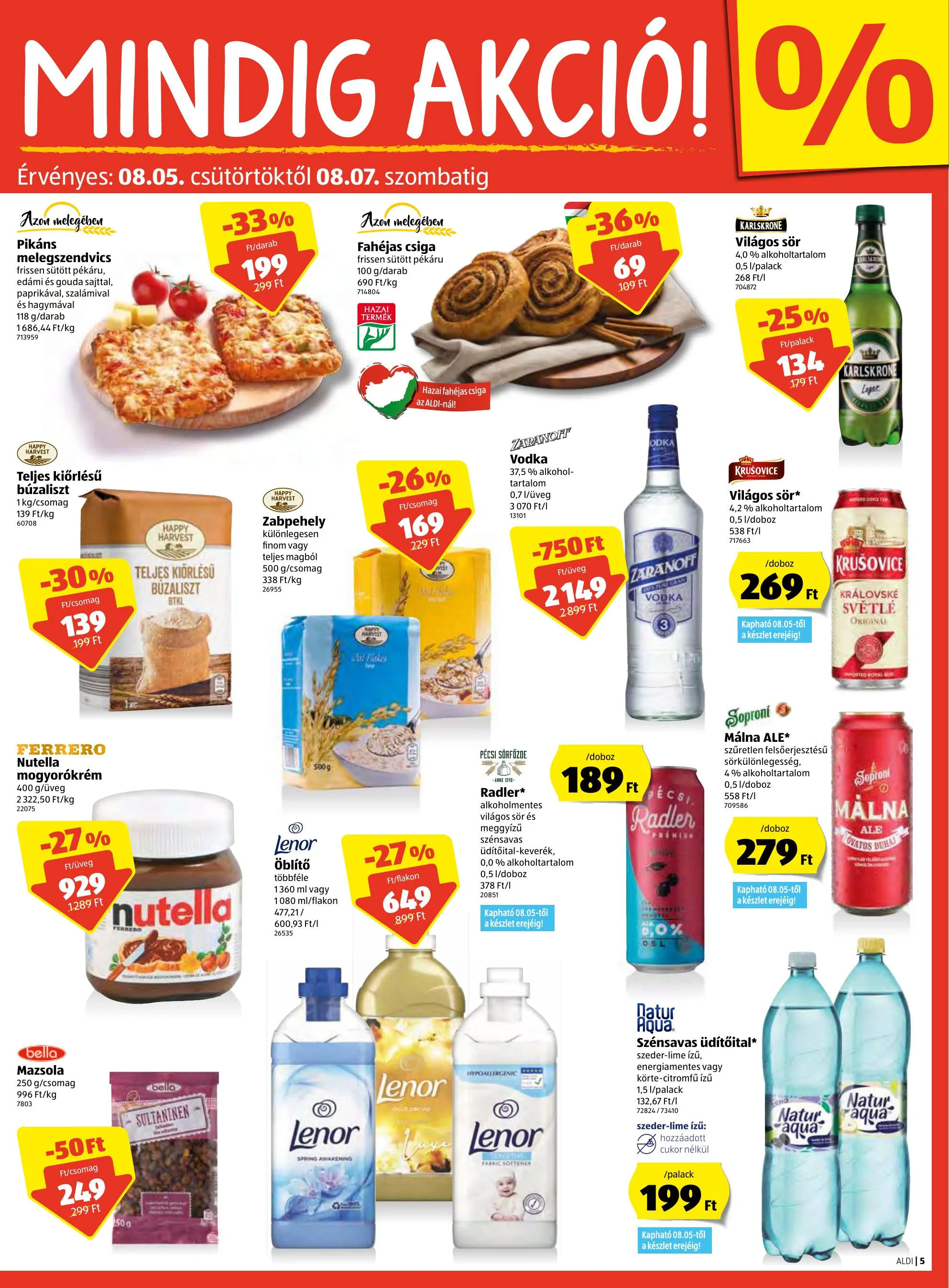 Aldi akciós újság 08.05–08.11 – 5. oldal