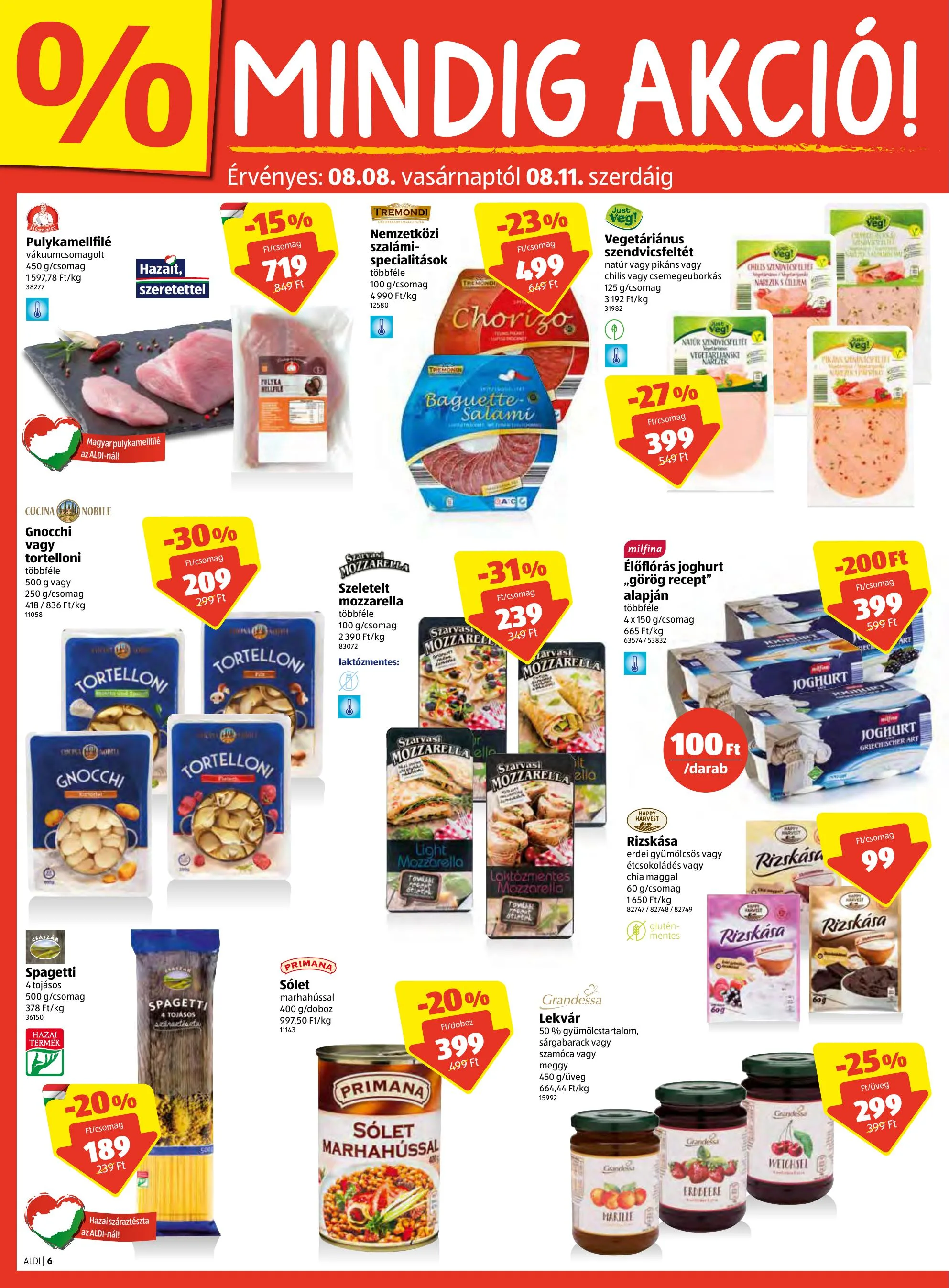 Aldi akciós újság 08.05–08.11 – 6. oldal