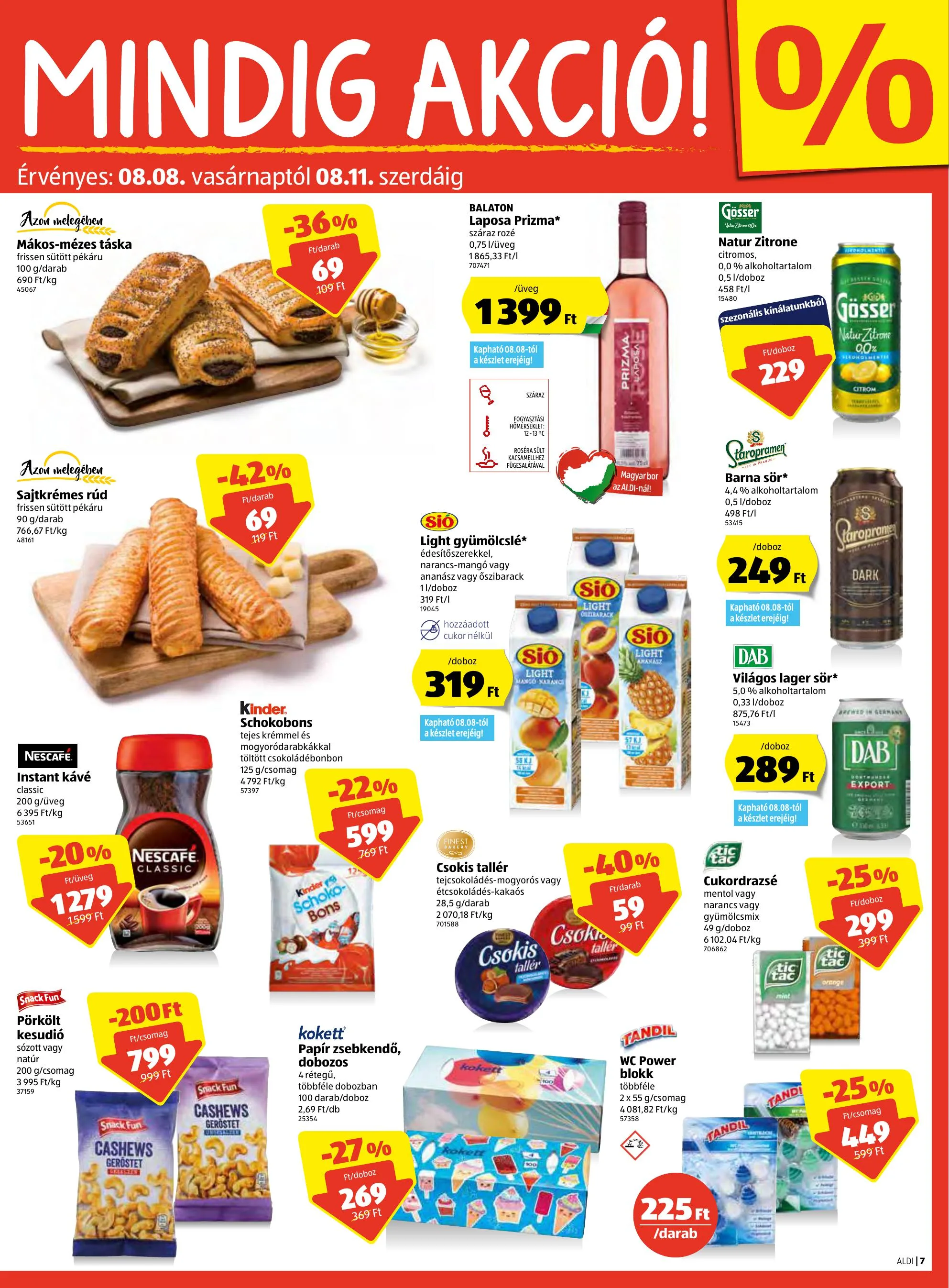 Aldi akciós újság 08.05–08.11 – 7. oldal