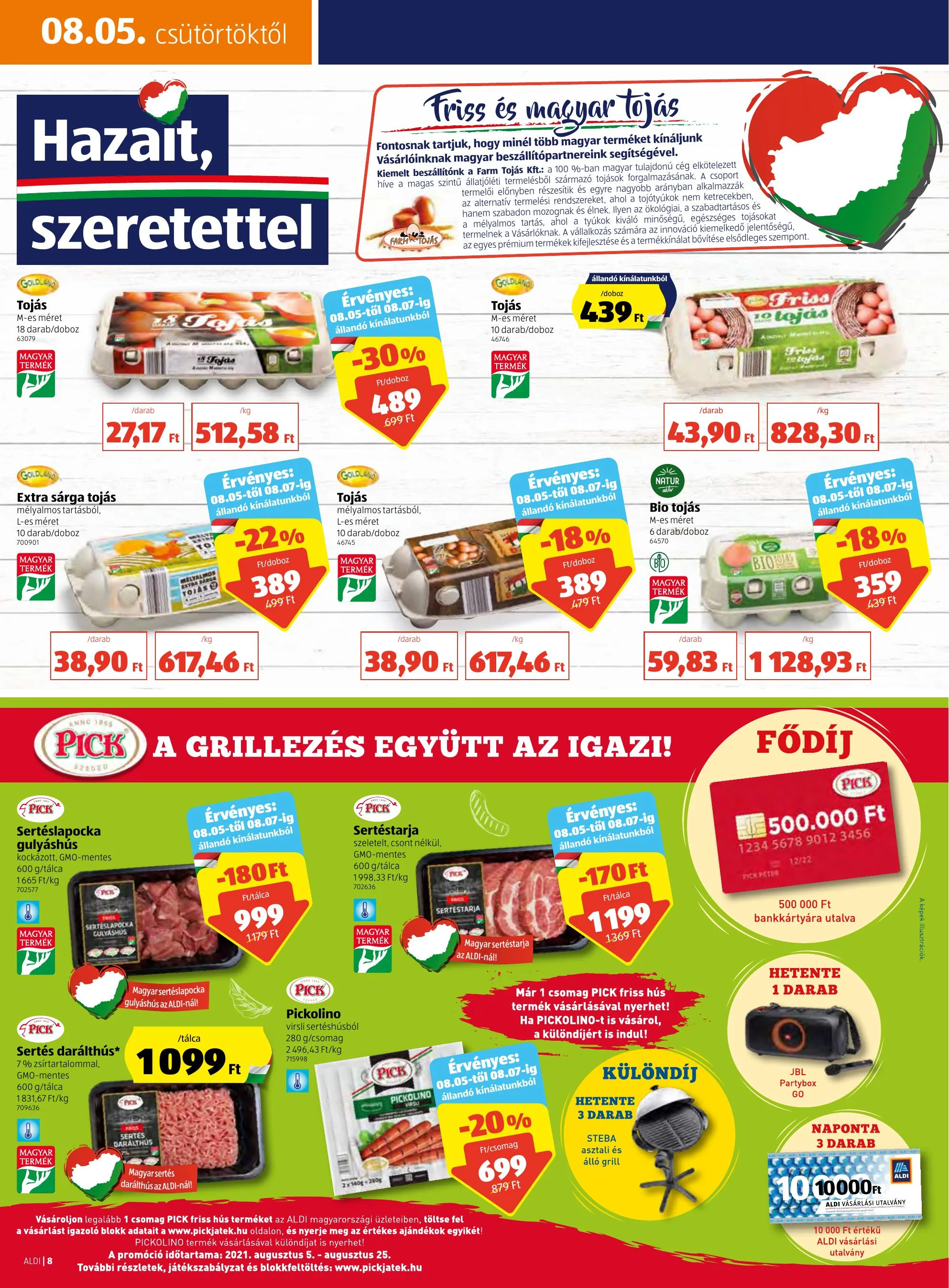 Aldi akciós újság 08.05–08.11 – 8. oldal