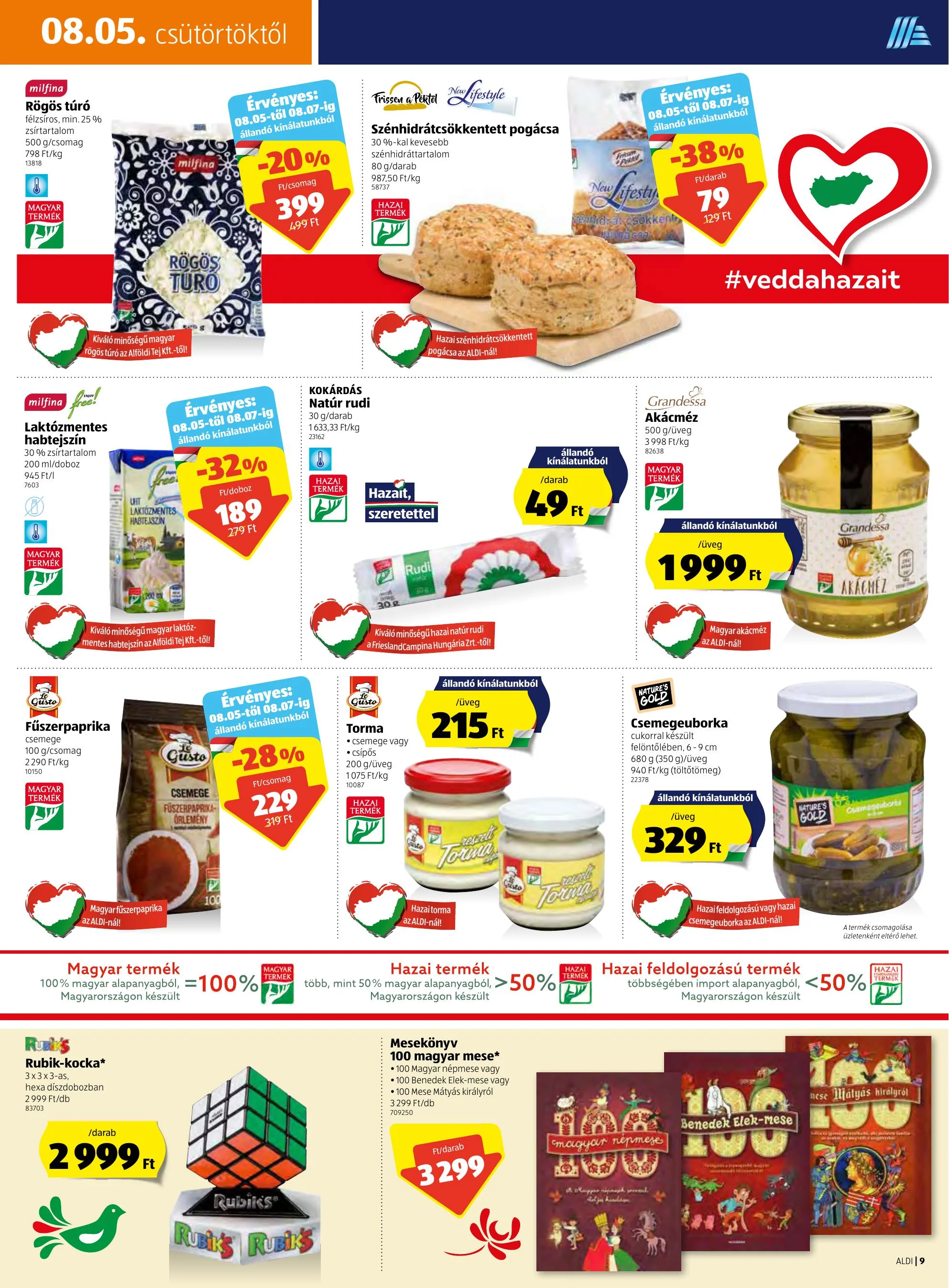 Aldi akciós újság 08.05–08.11 – 9. oldal