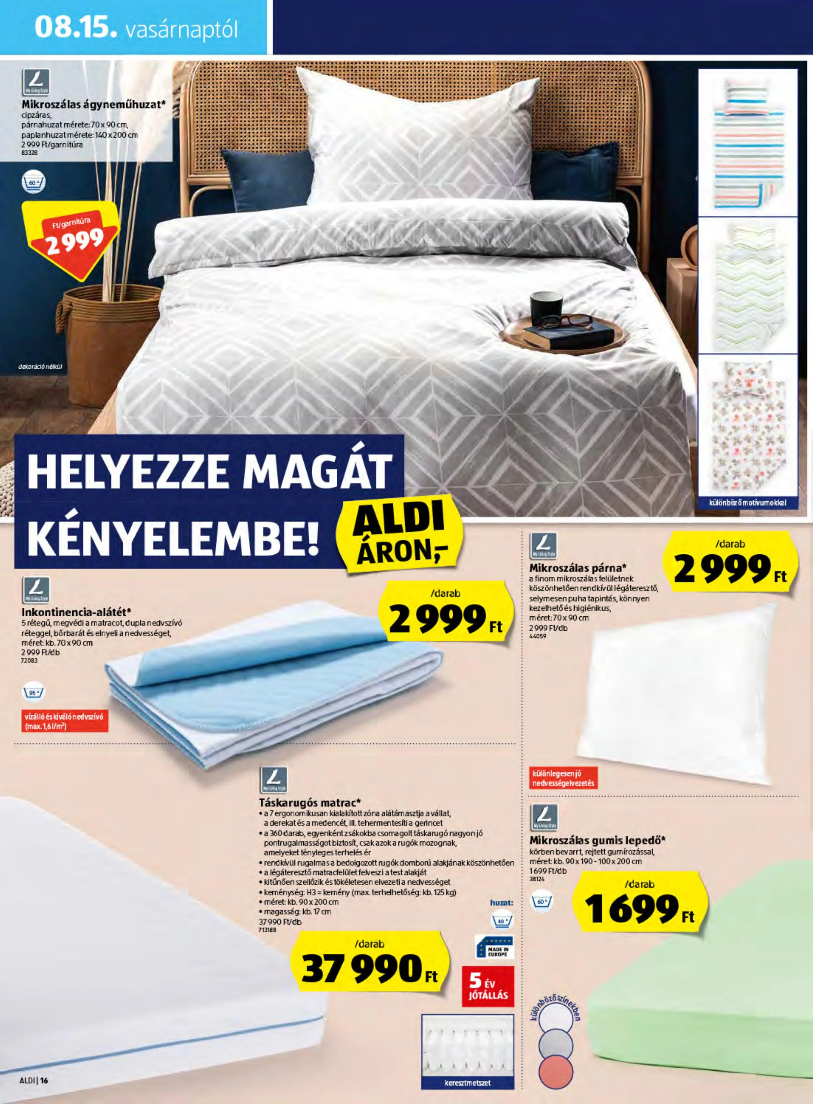 Aldi akciós újság 08.12–08.18 – 16. oldal