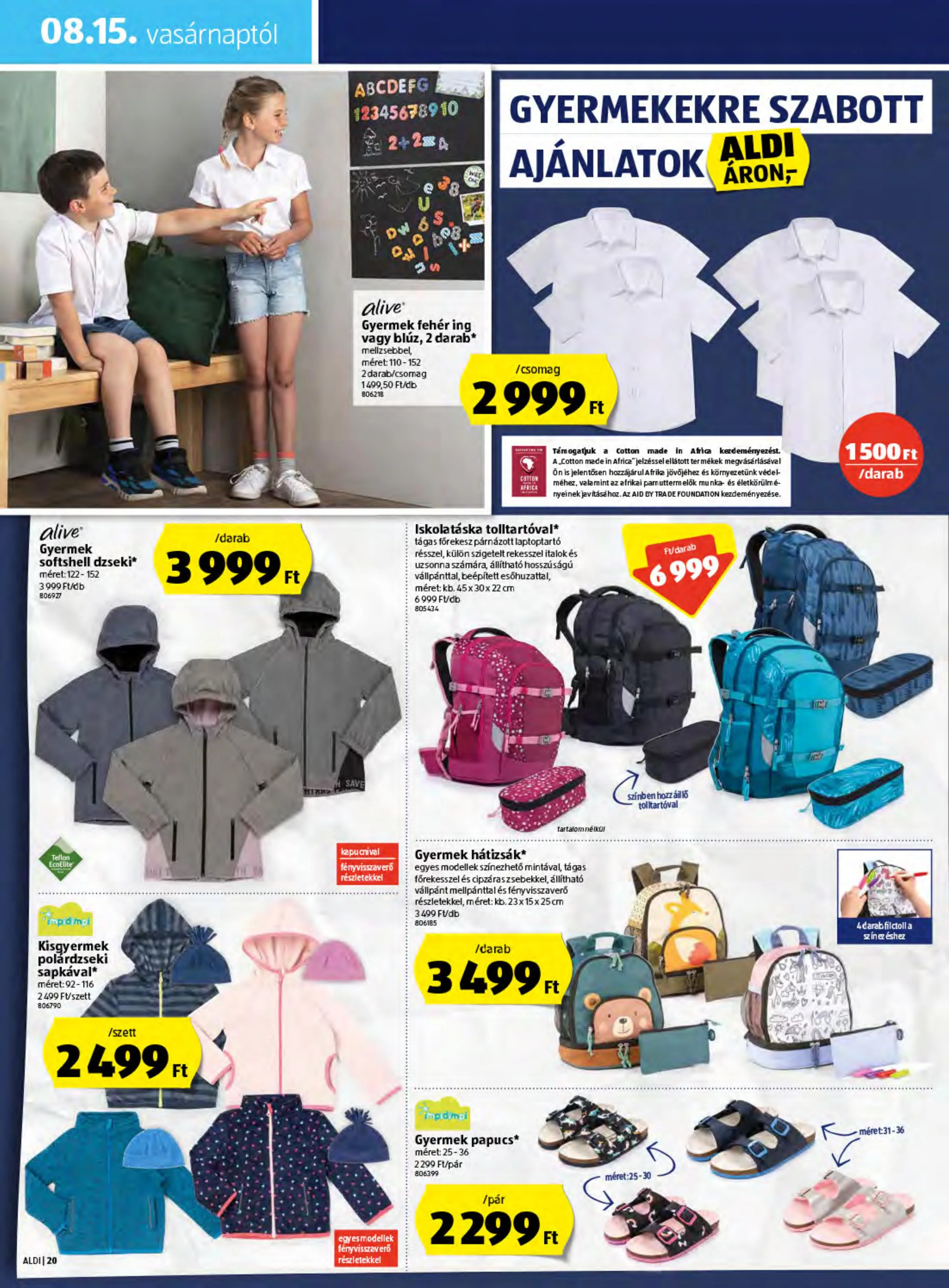 Aldi akciós újság 08.12–08.18 – 20. oldal