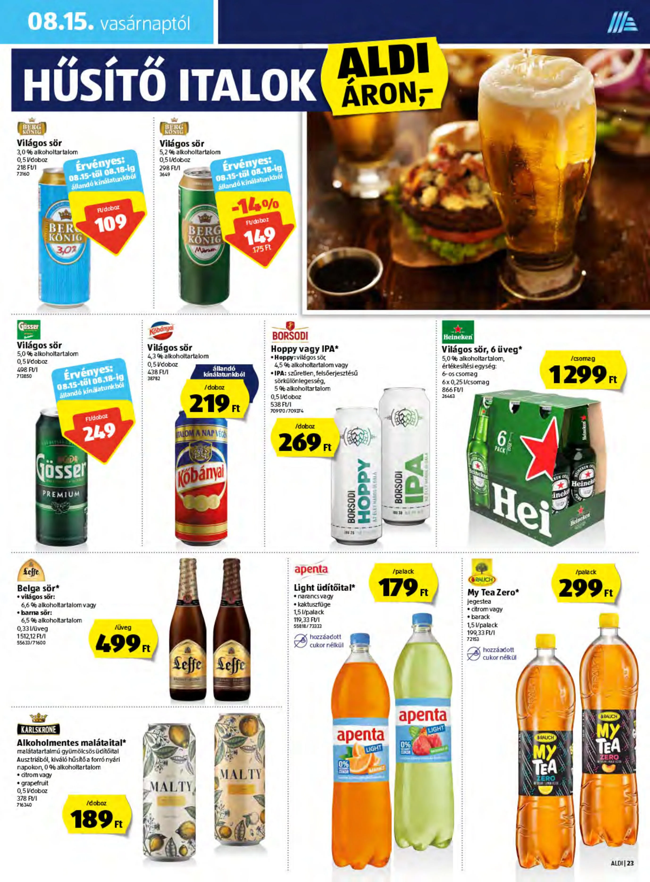 Aldi akciós újság 08.12–08.18 – 23. oldal