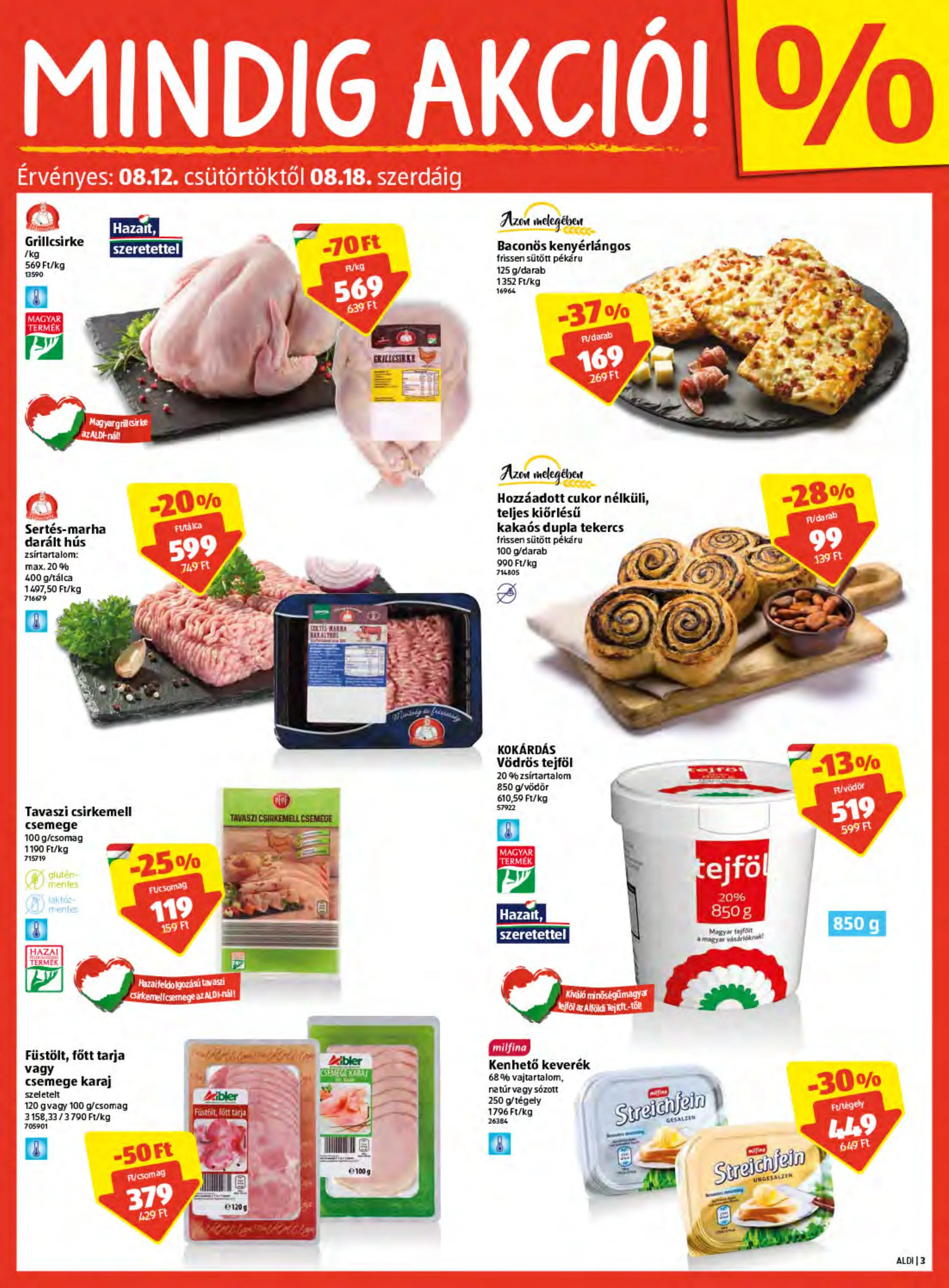 Aldi akciós újság 08.12–08.18 – 3. oldal