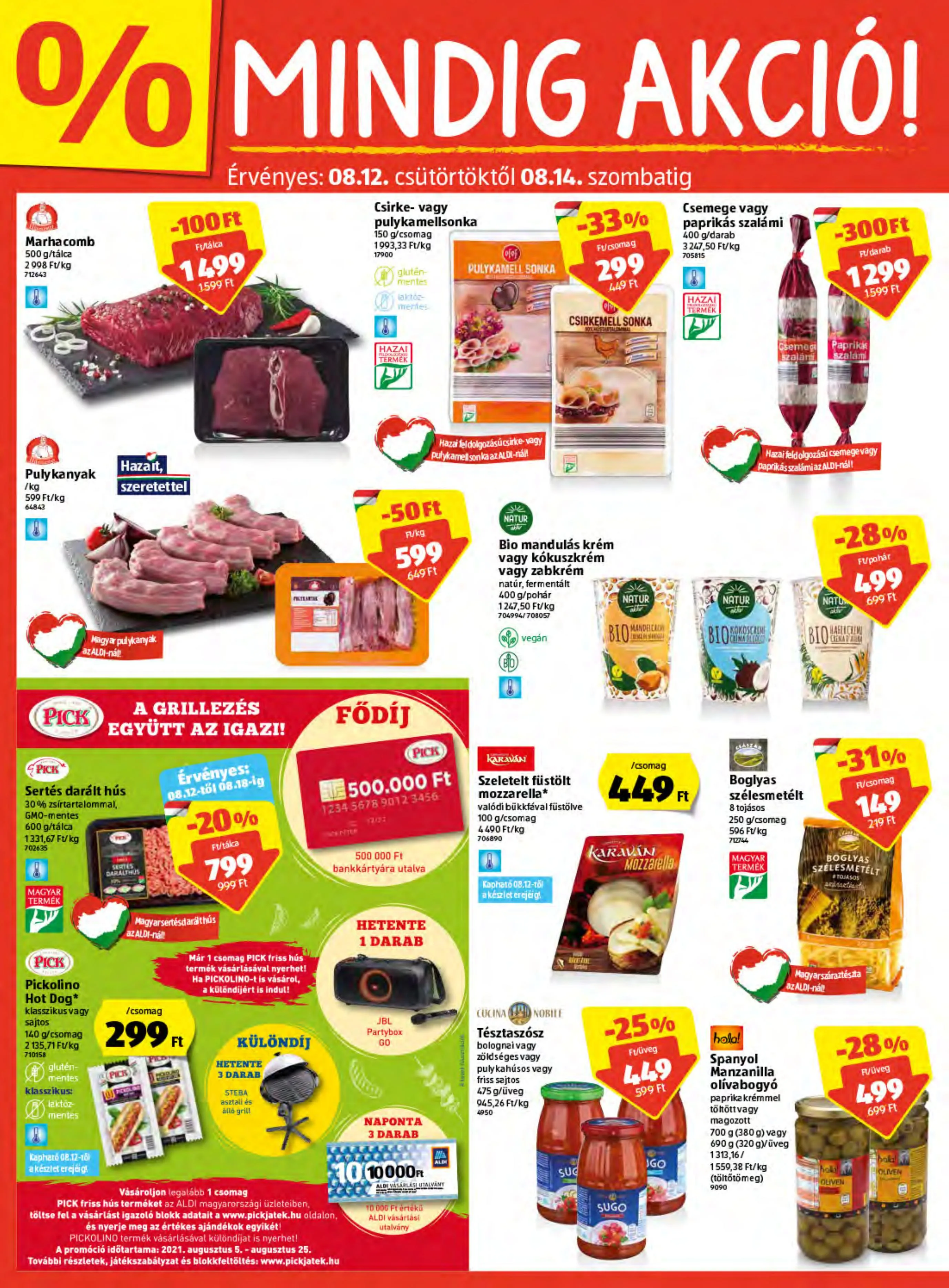 Aldi akciós újság 08.12–08.18 – 4. oldal
