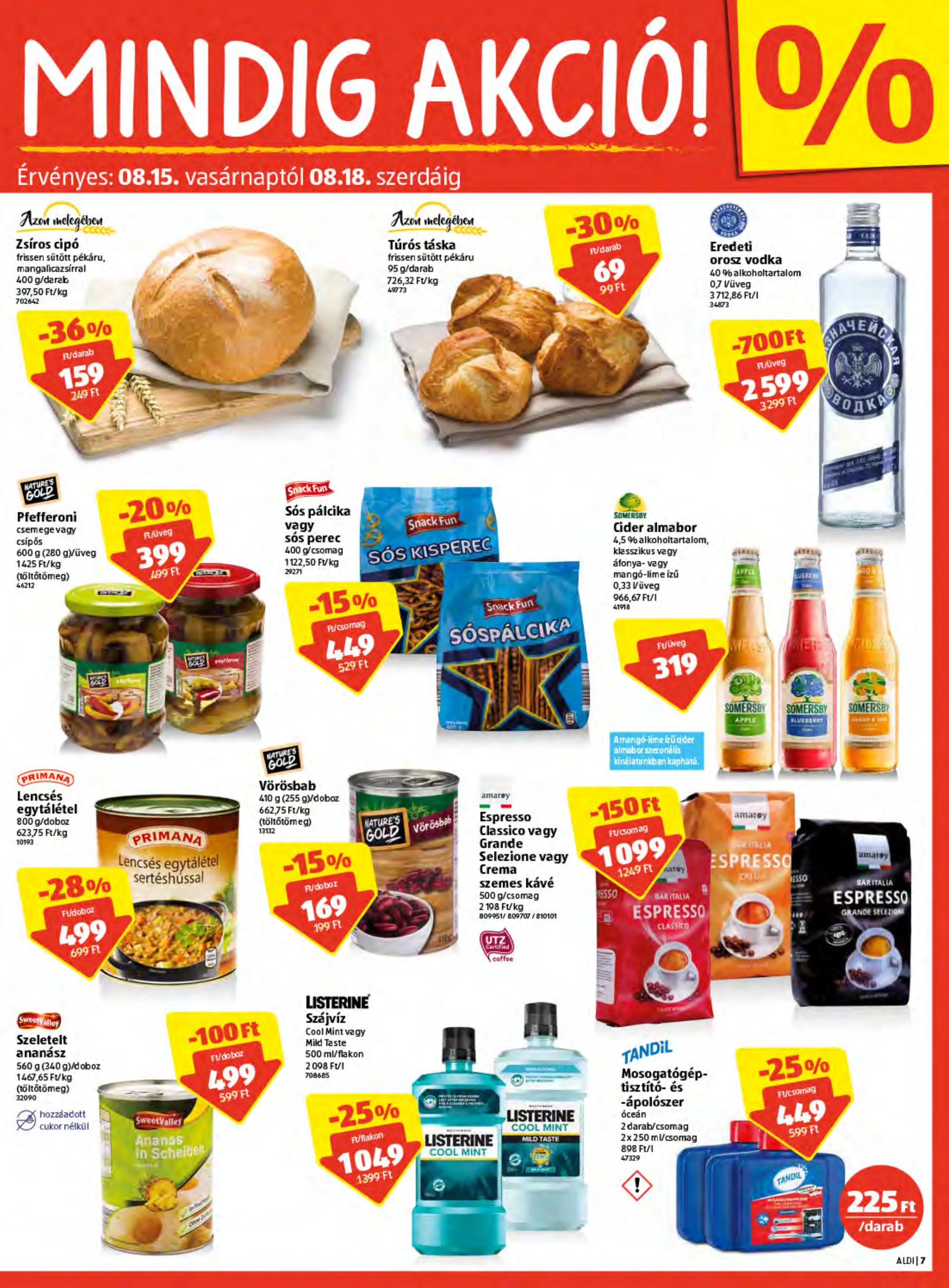 Aldi akciós újság 08.12–08.18 – 7. oldal